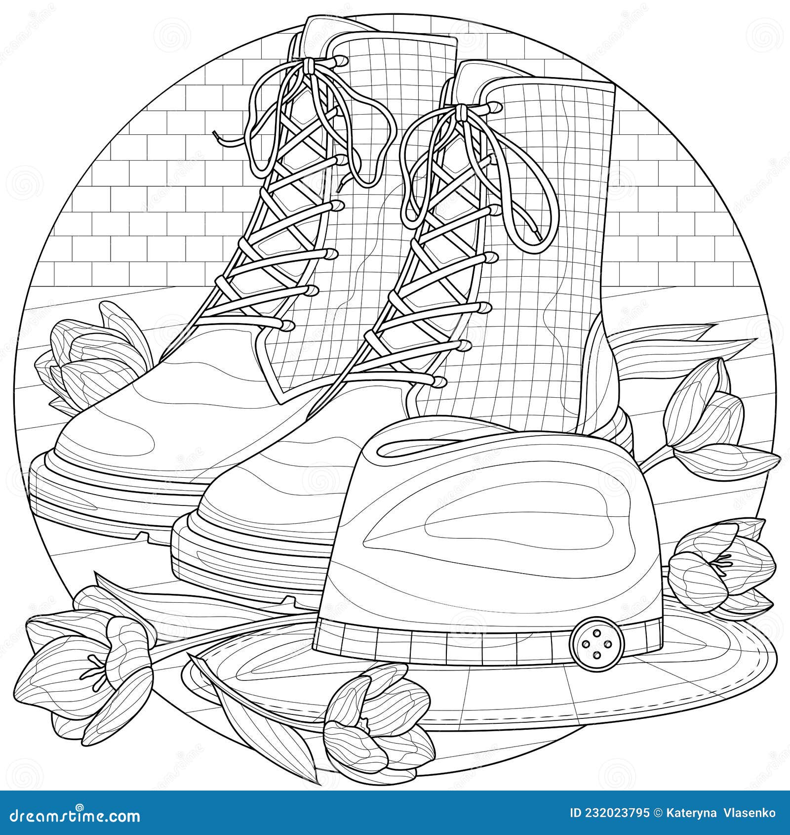 Desenho de lótus livro de colorir anti-stress para crianças e adultos