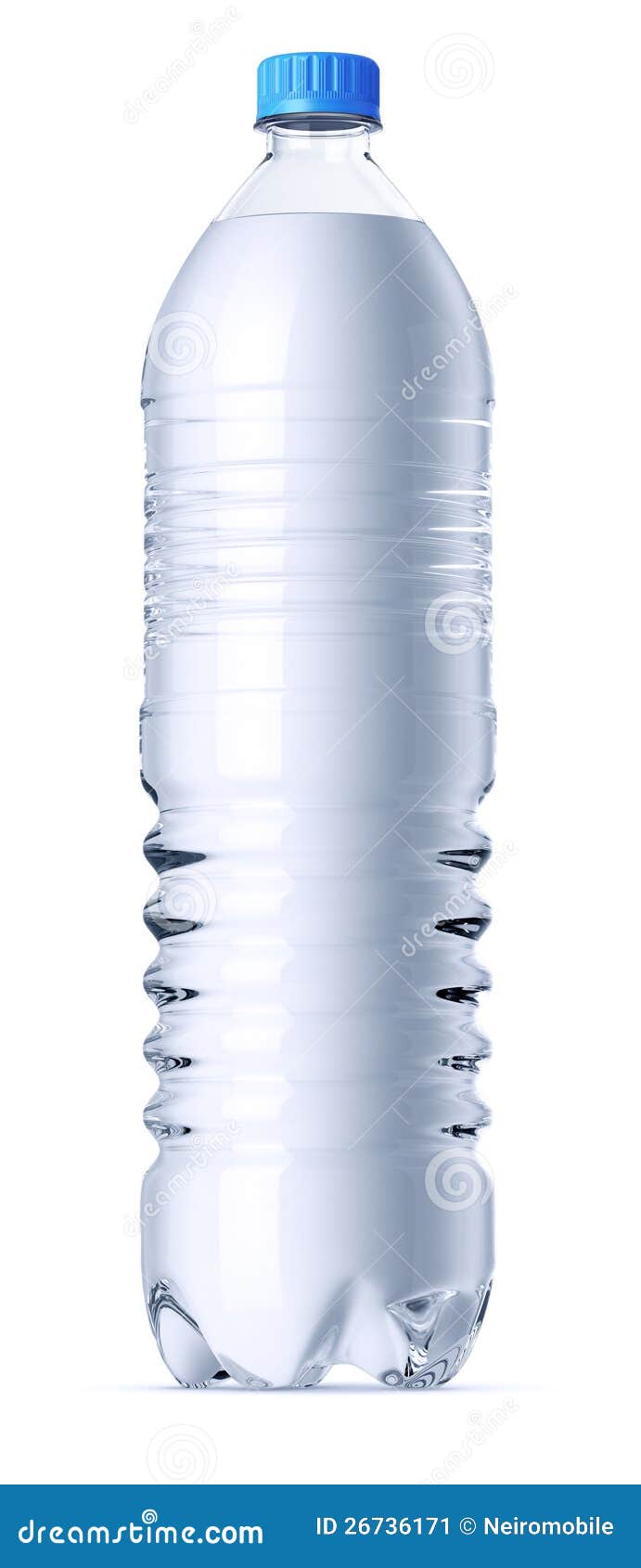 Botella Del Plástico De 1.5 Litros Imagen de archivo - Imagen de azul, agua:  26736171