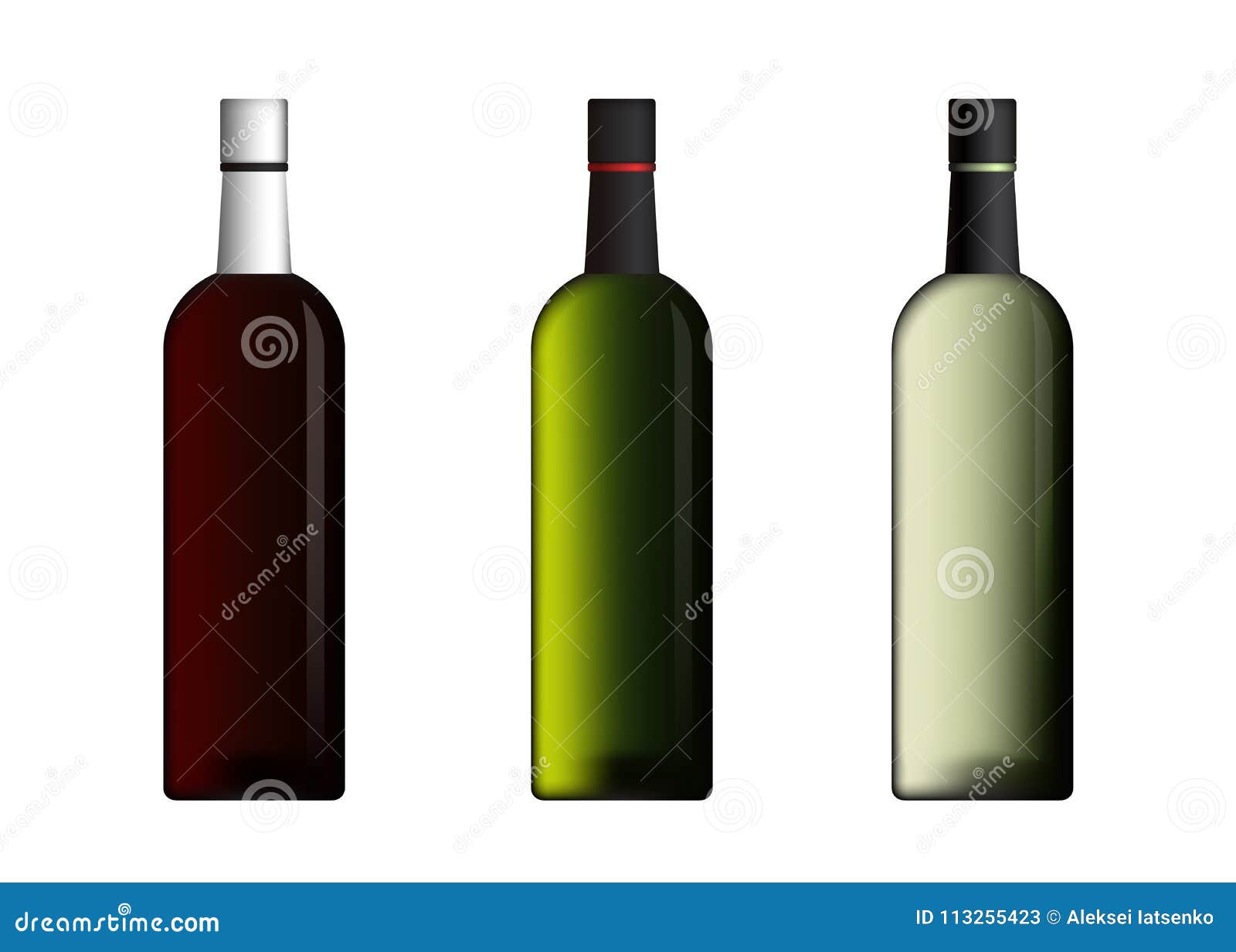 Botella de vidrio verde - vector  Botellas de vidrio, Botellas