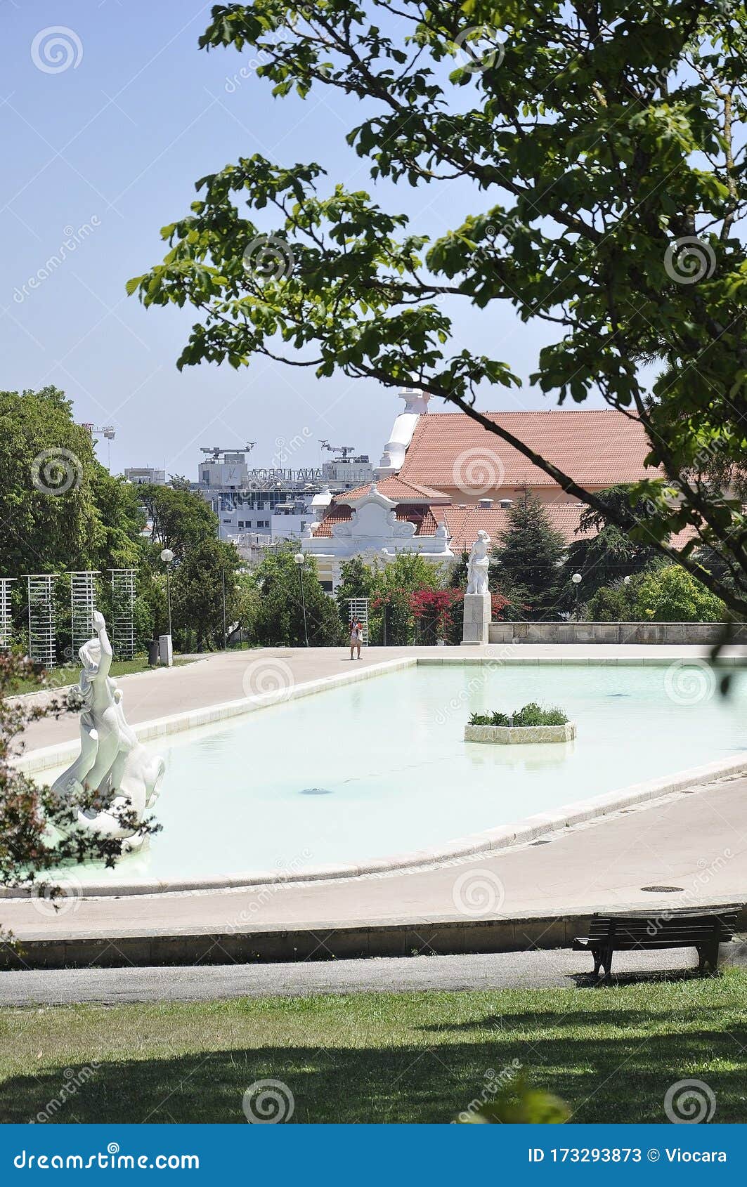 Botequin Do Rei Garden In The Parque Eduardo Vii From Lisbon