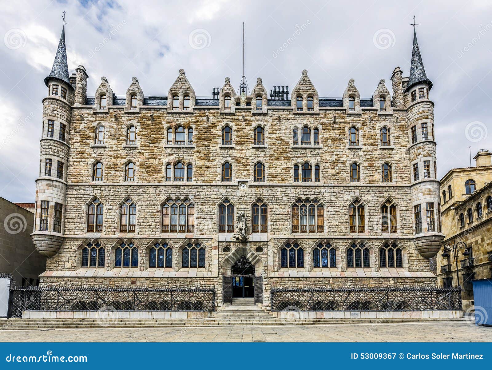 botines palace in leon, castilla y leon