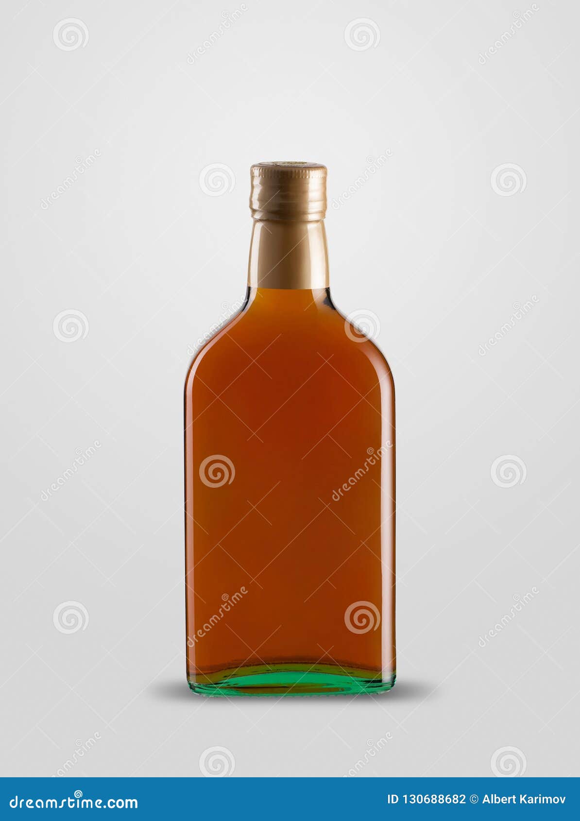 A Bottle Of Alcoholic Drink Stock Photo Image of sealed, green 130688682