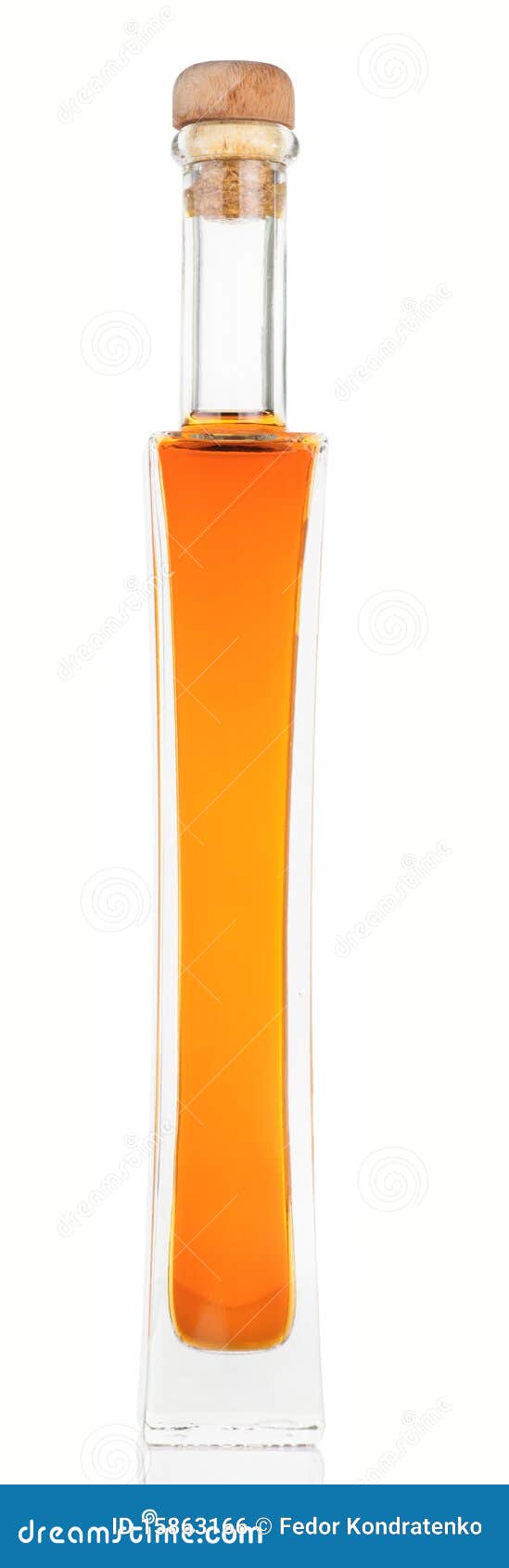 Bottle of almond liqueur stock photo. Image of full, object 15863166