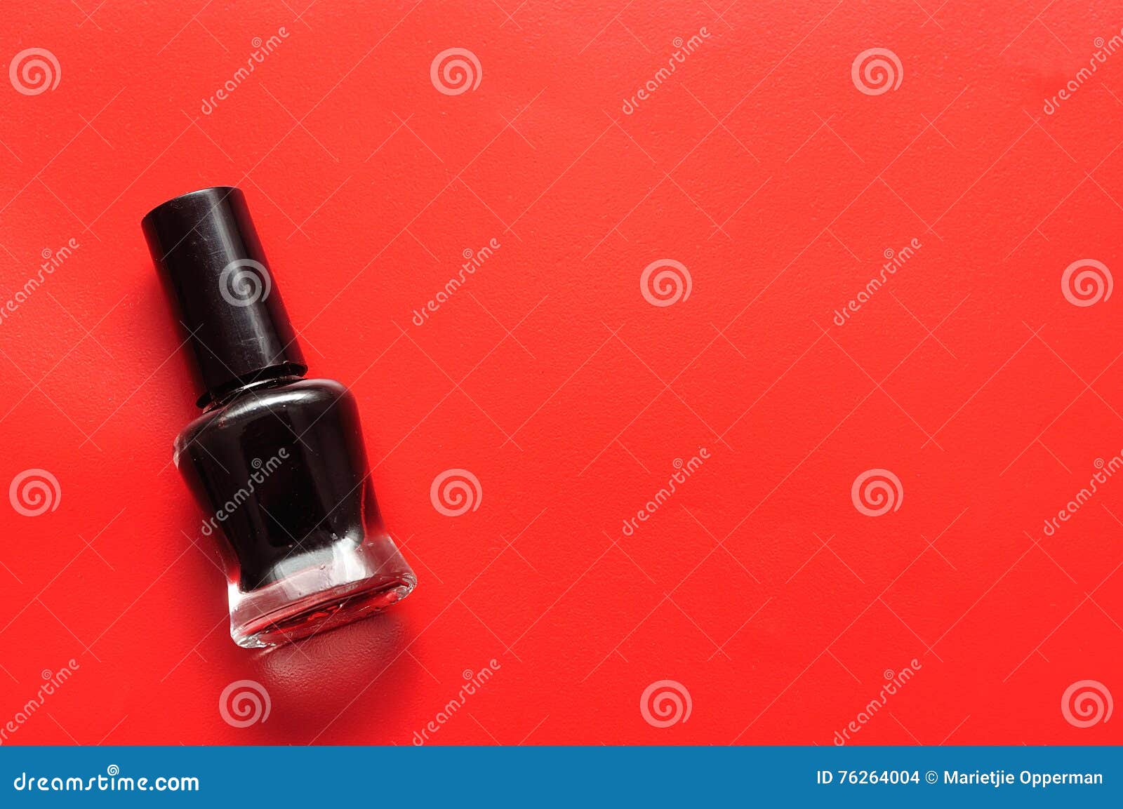 A Bottle of Black Nail Polish Stock Photo Image of polish, finger
