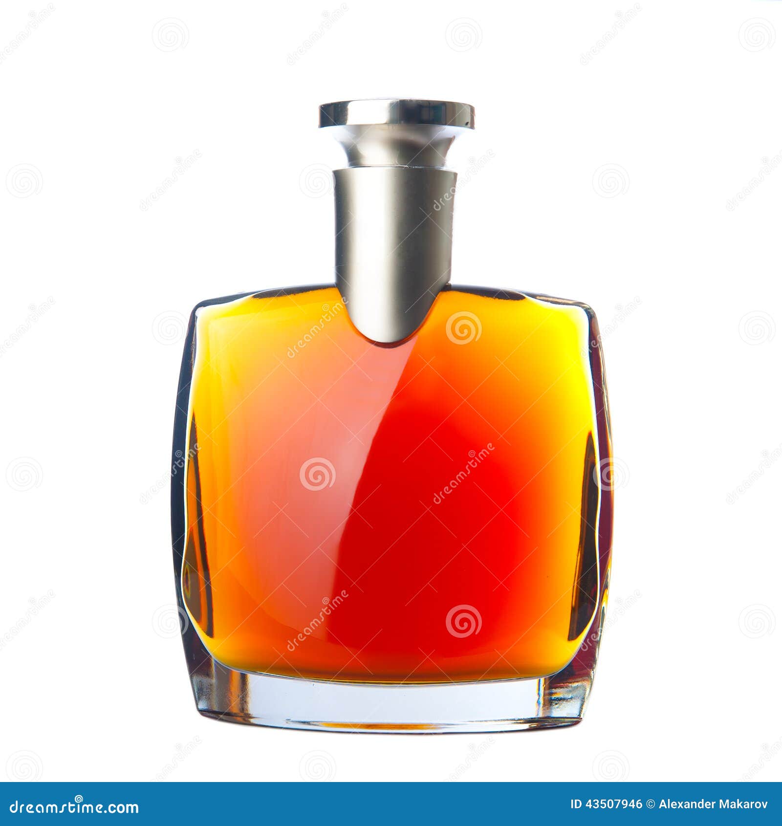 The Bottle of Brandy (cognac) Stock Photo Image of brown, full 43507946