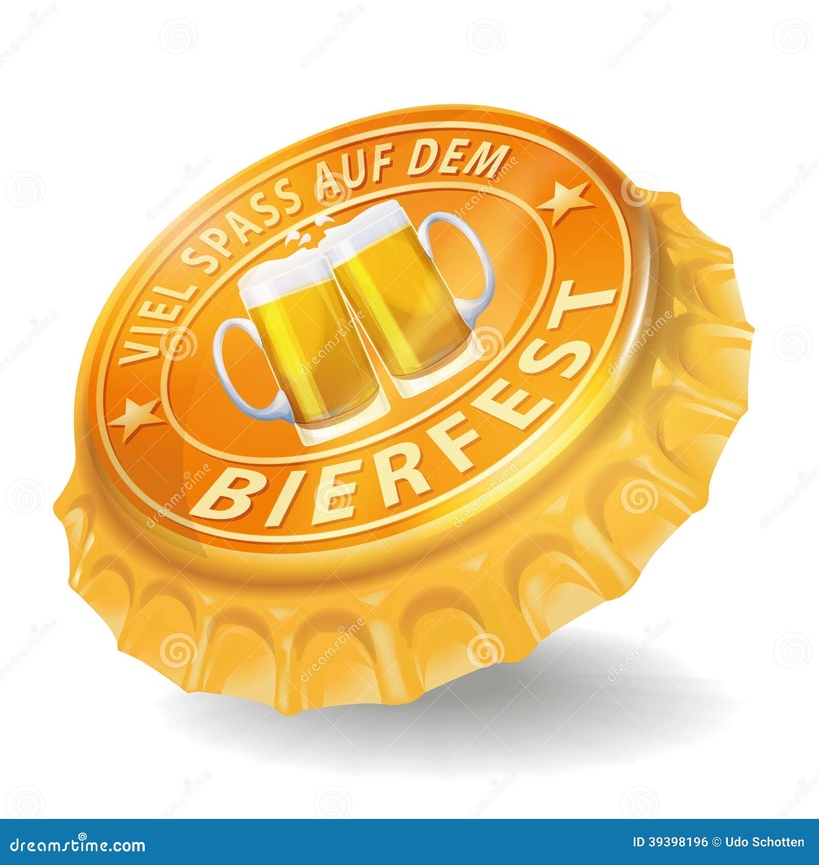 Bottle cap beer festival stock vector. Illustration of drinking 39398196