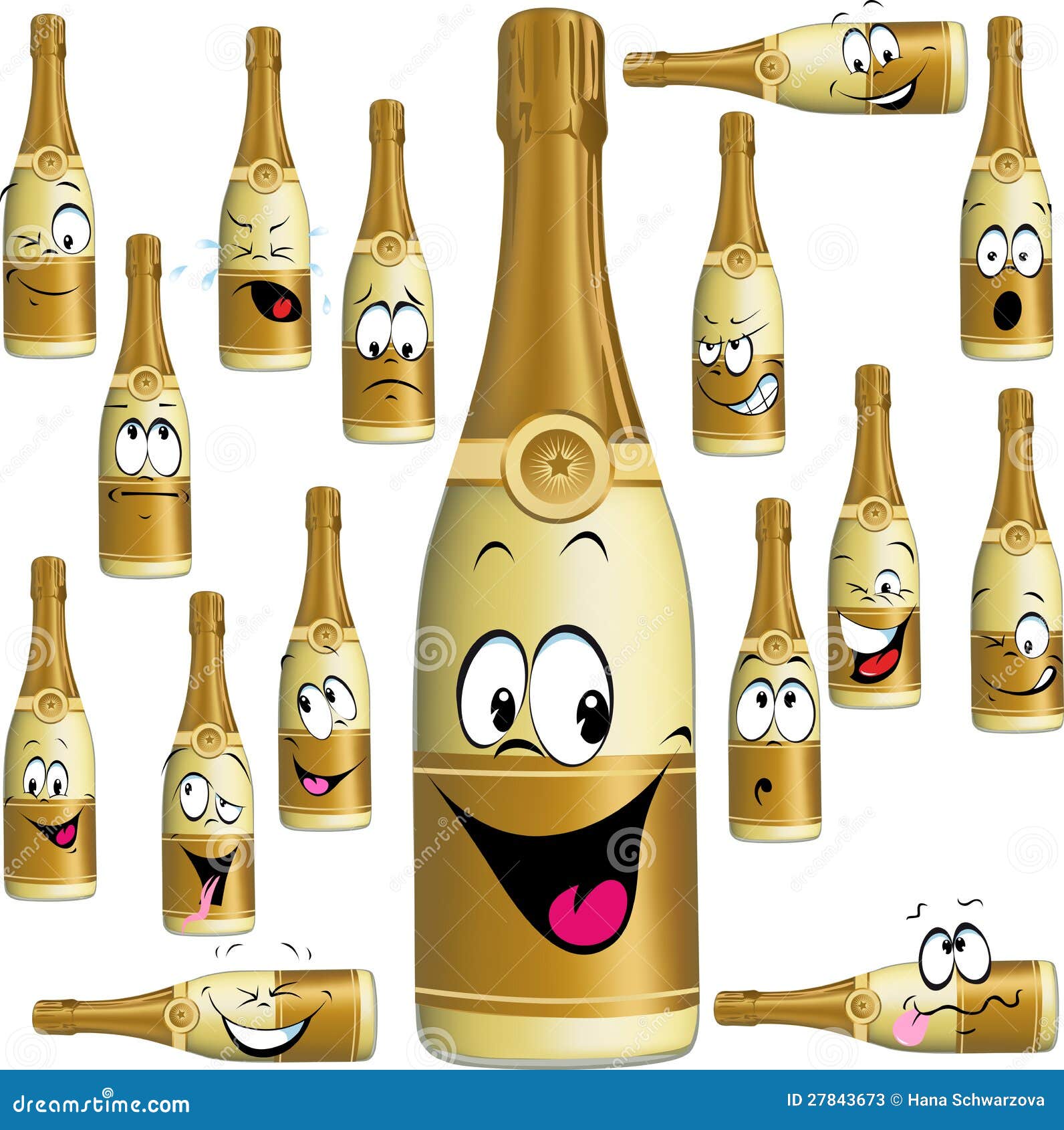 BOTELLAS-BRINDIS-COLONIAS Bottle-champagne-funny-cartoon-27843673