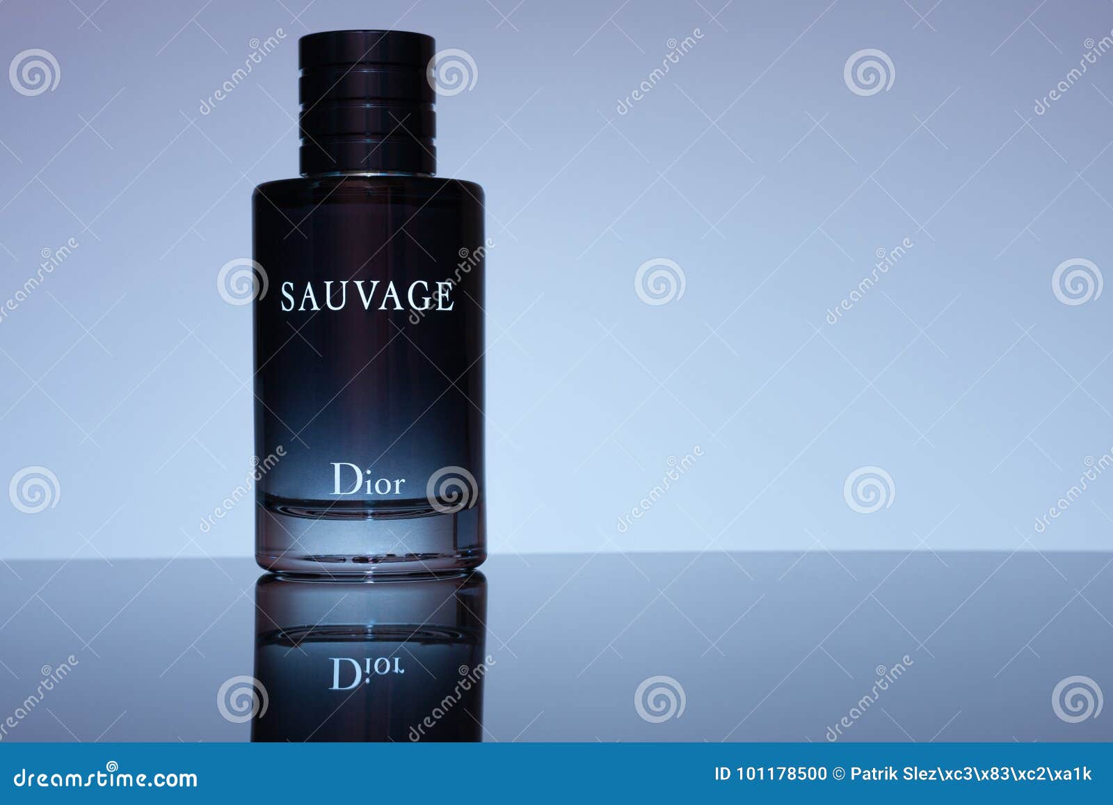Bottle of Christian Dior Sauvage EDT for Men Editorial Image - Image of ...