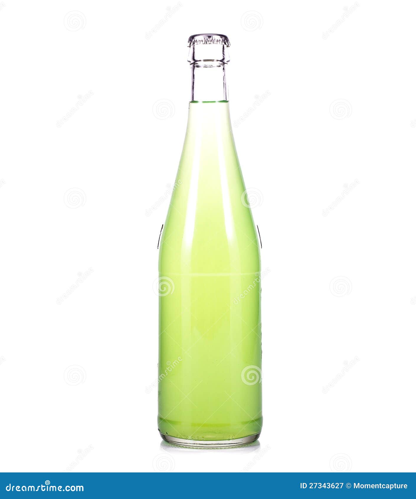 Bottle of fresh lemonade stock image. Image of closeup 27343627