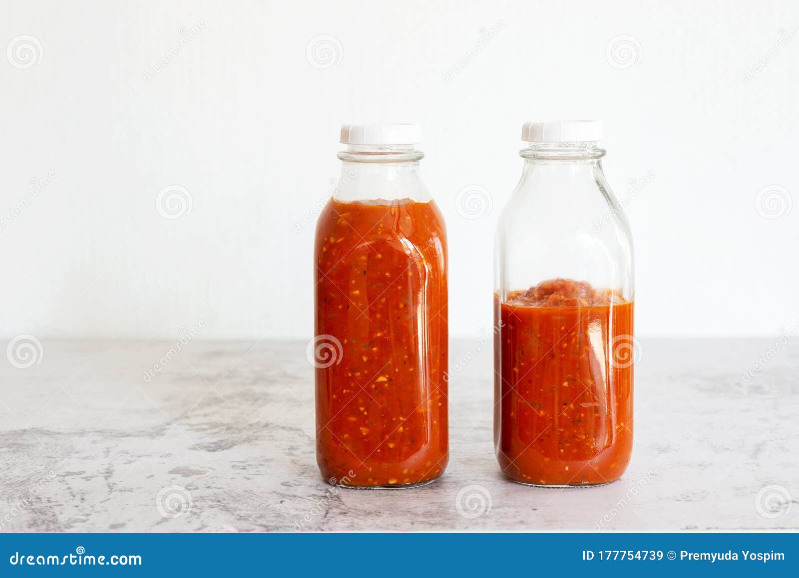 Bottle of Homemade Tomato Sauce Bottle Stock Image Image of homemade