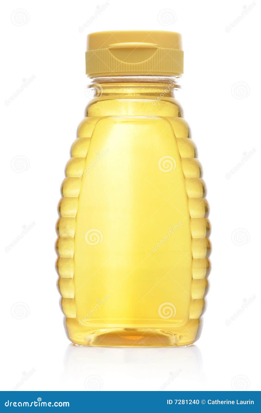 Bottle of honey stock photo. Image of plastic, vertical 7281240