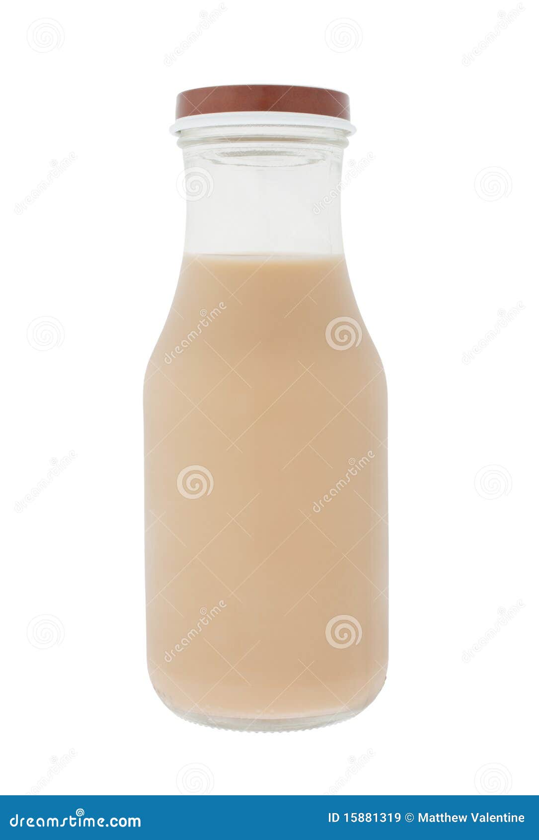 Bottle of iced coffee stock image. Image of background 15881319