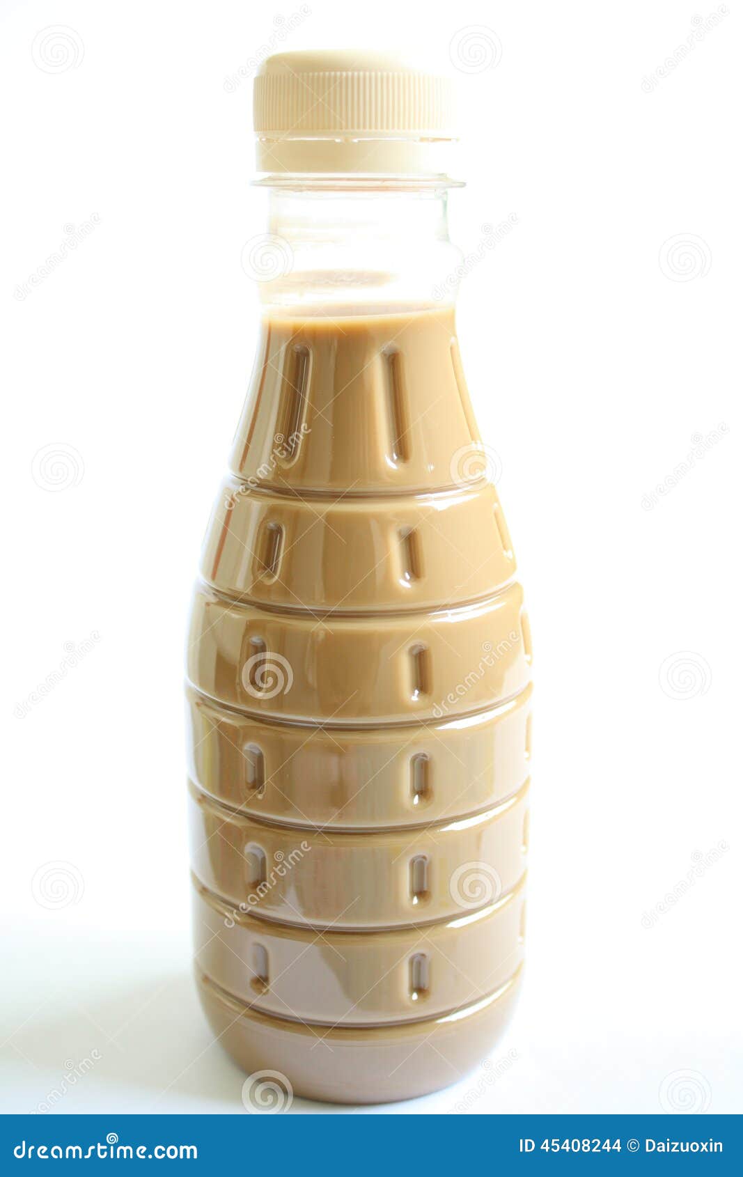 Bottle of iced coffee stock photo. Image of tasting, single 45408244