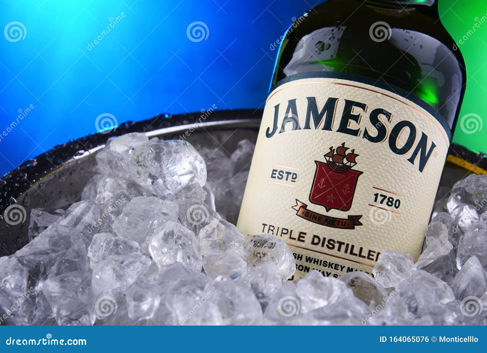 Bottle Of Jameson Irish Whiskey Editorial Photo Image Of Editorial Logo 164065076