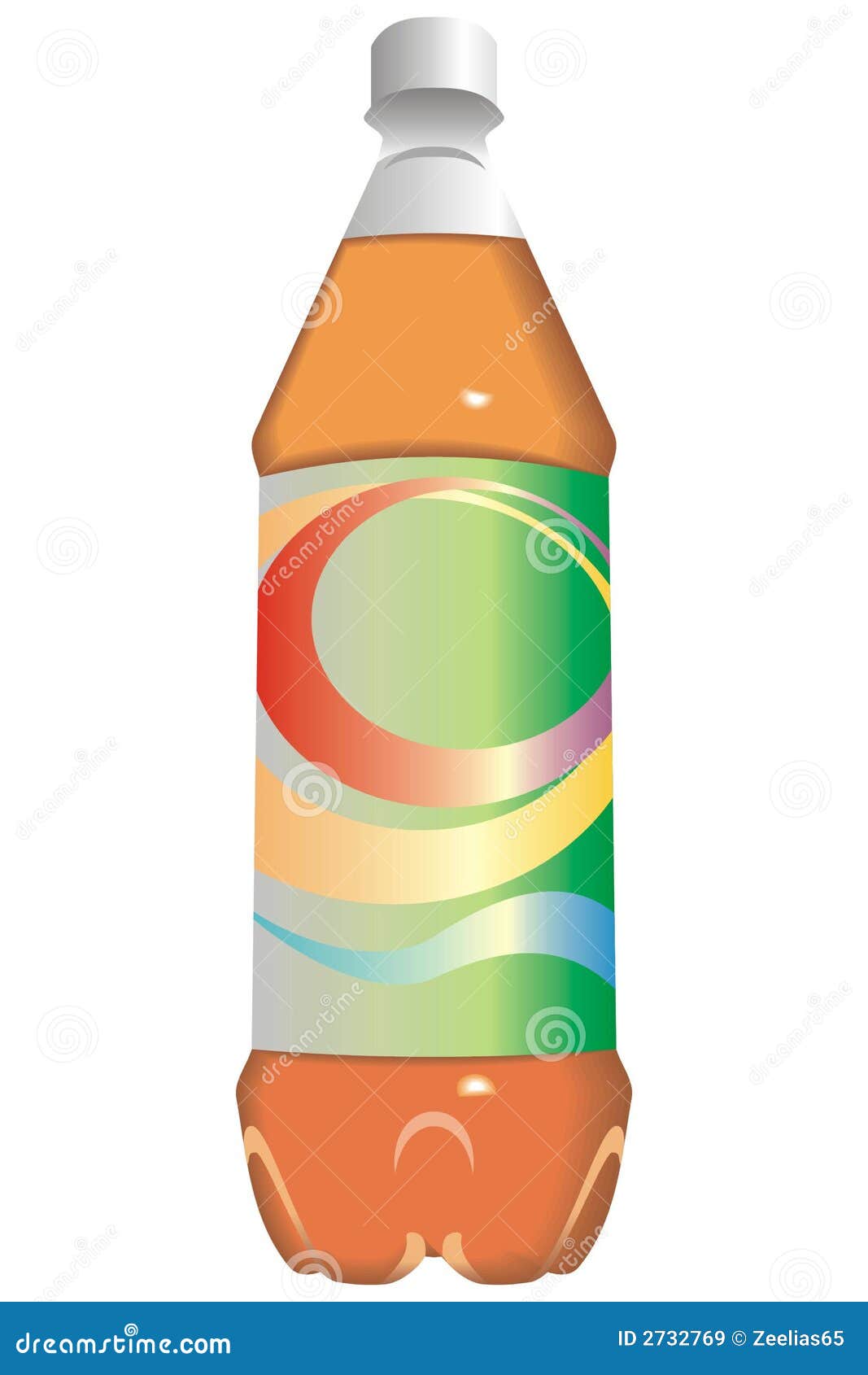Bottle of Juice or Soft Drink Stock Vector Illustration of shampoo