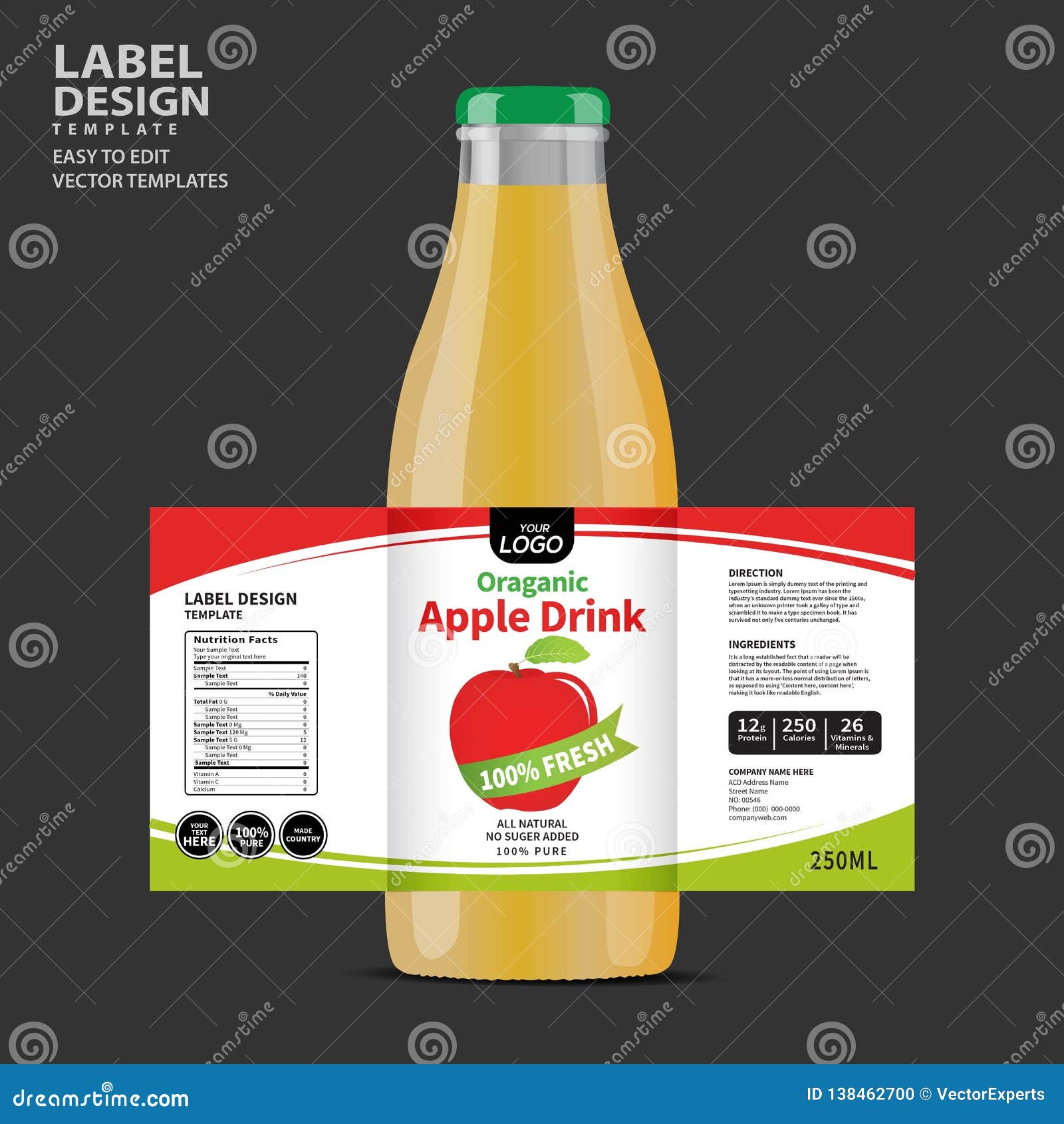 Bottle Label, Package Template Design, Label Design, Mock Up With Regard To Template For Bottle Labels