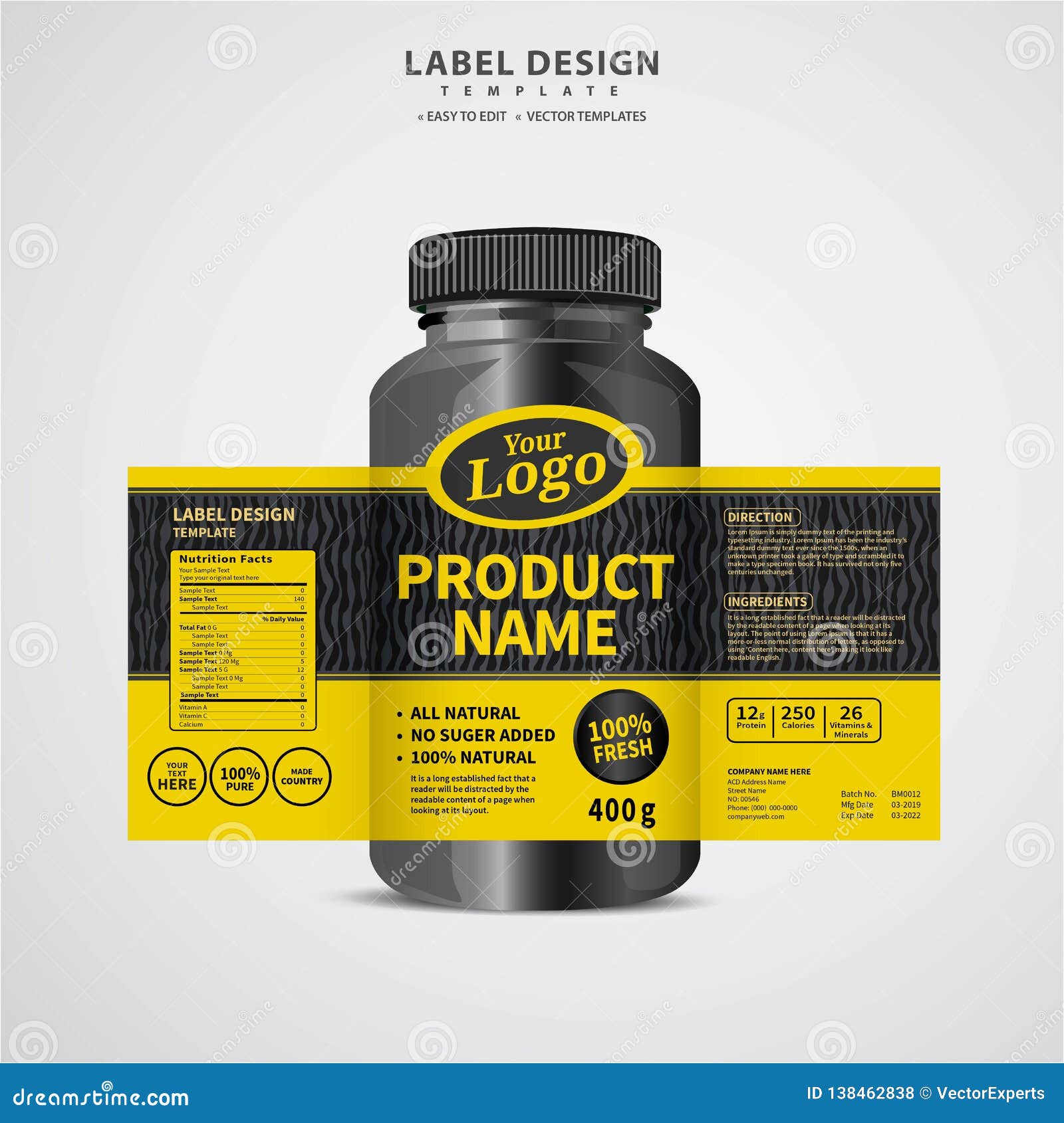 Medicine Bottle Labels Template from thumbs.dreamstime.com