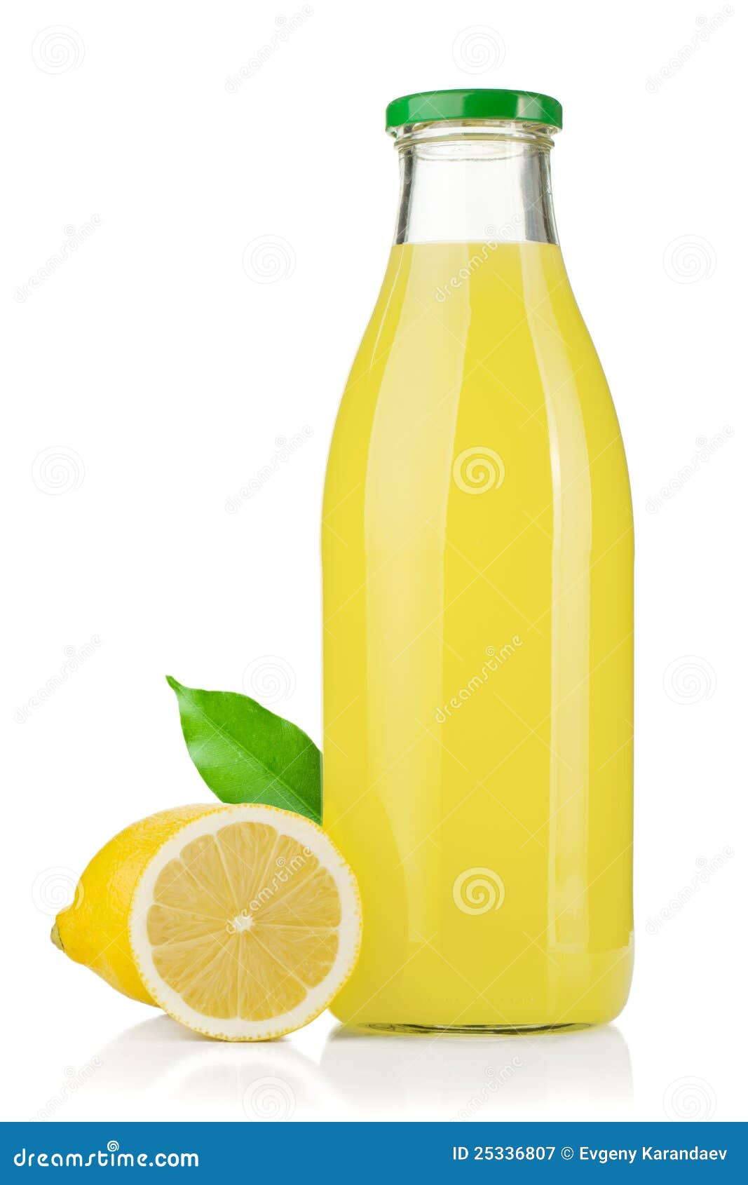 Bottle Of Lemon Juice And Fresh Lemons Stock Image Image of close, lemon 25336807
