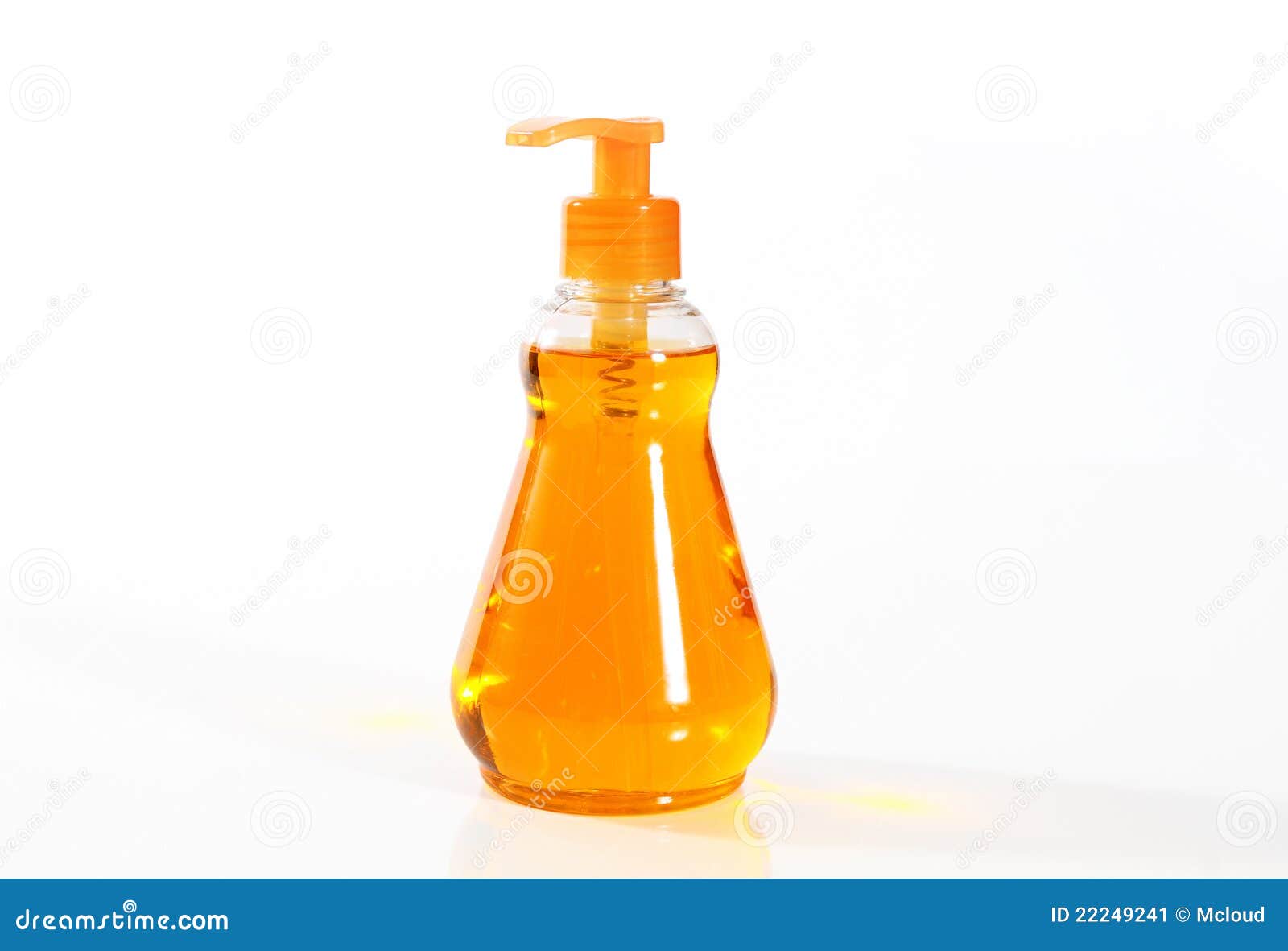 bottle with liquid soap