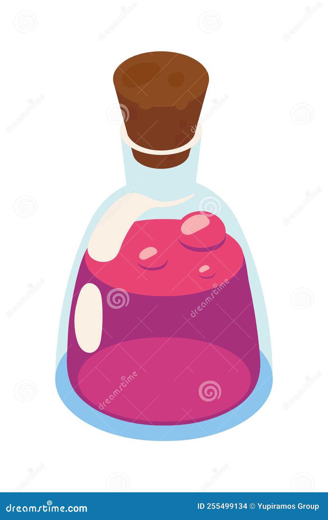 Bottle magic elixir stock vector. Illustration of poison 255499134