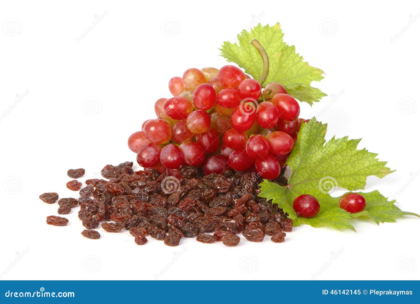 A Bottle of Raisins with Red Grapes Stock Image Image of fruit, grape