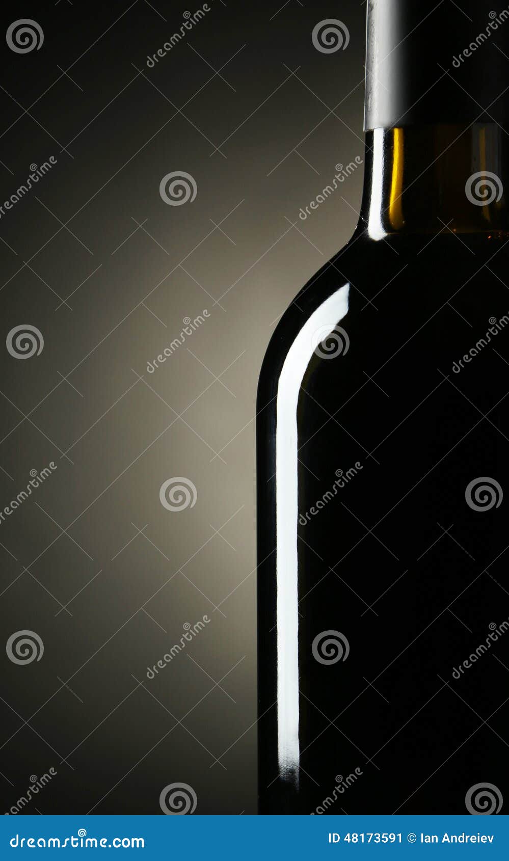 Bottle of Red Wine on a Black Stock Image Image of grapevine, vine