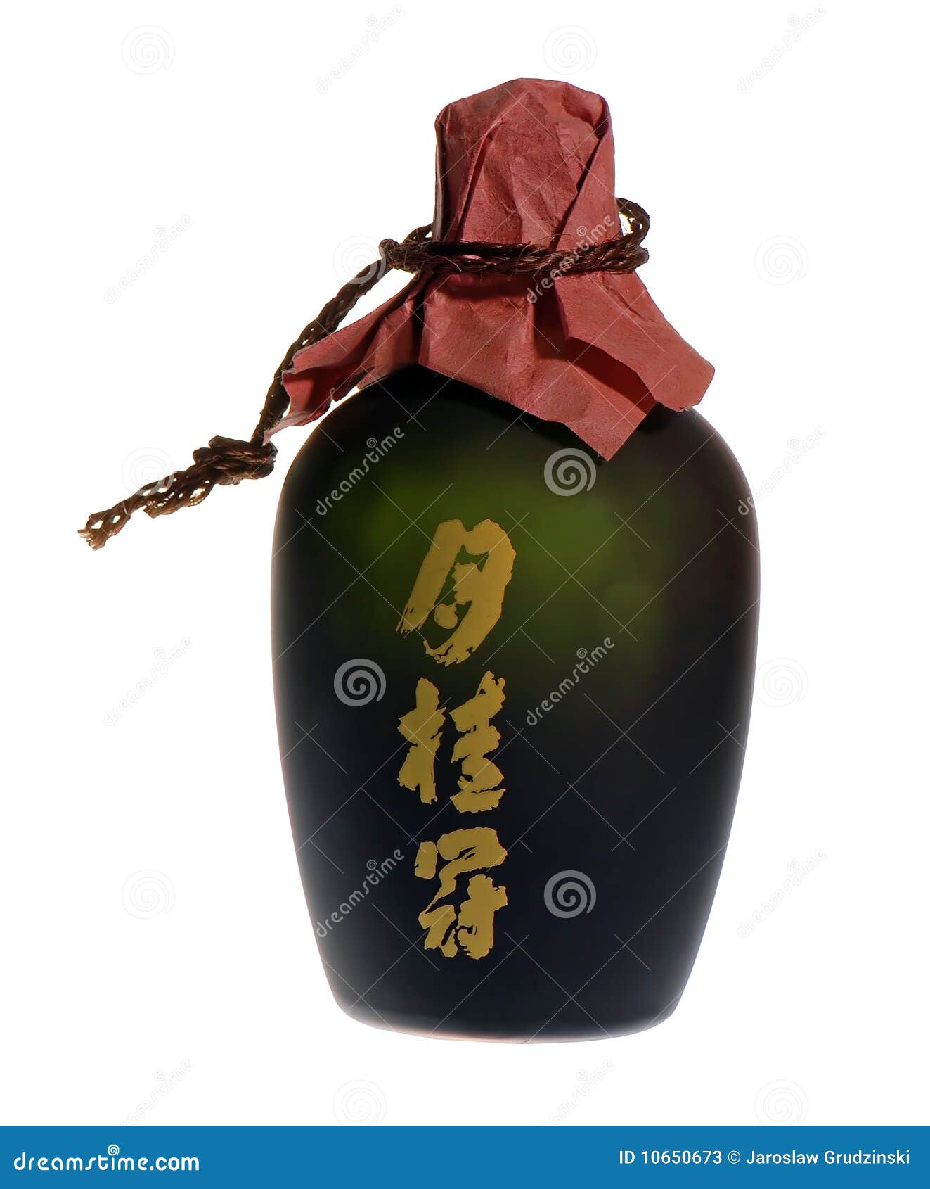 A bottle of sake stock image. Image of closed, lunch 10650673
