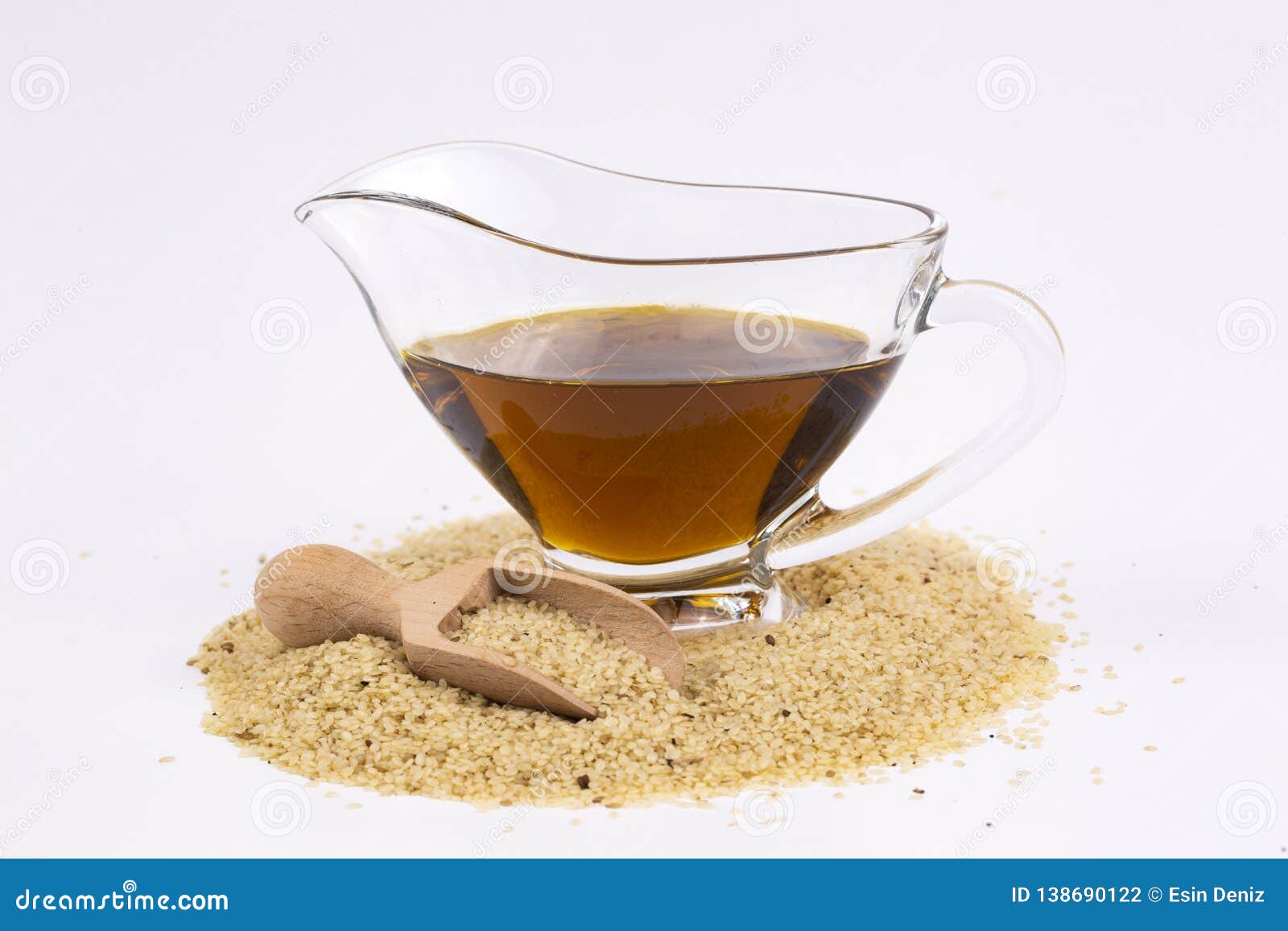 Bottle of Sesame Oil and Sesame Seeds Isolated Stock Photo Image of