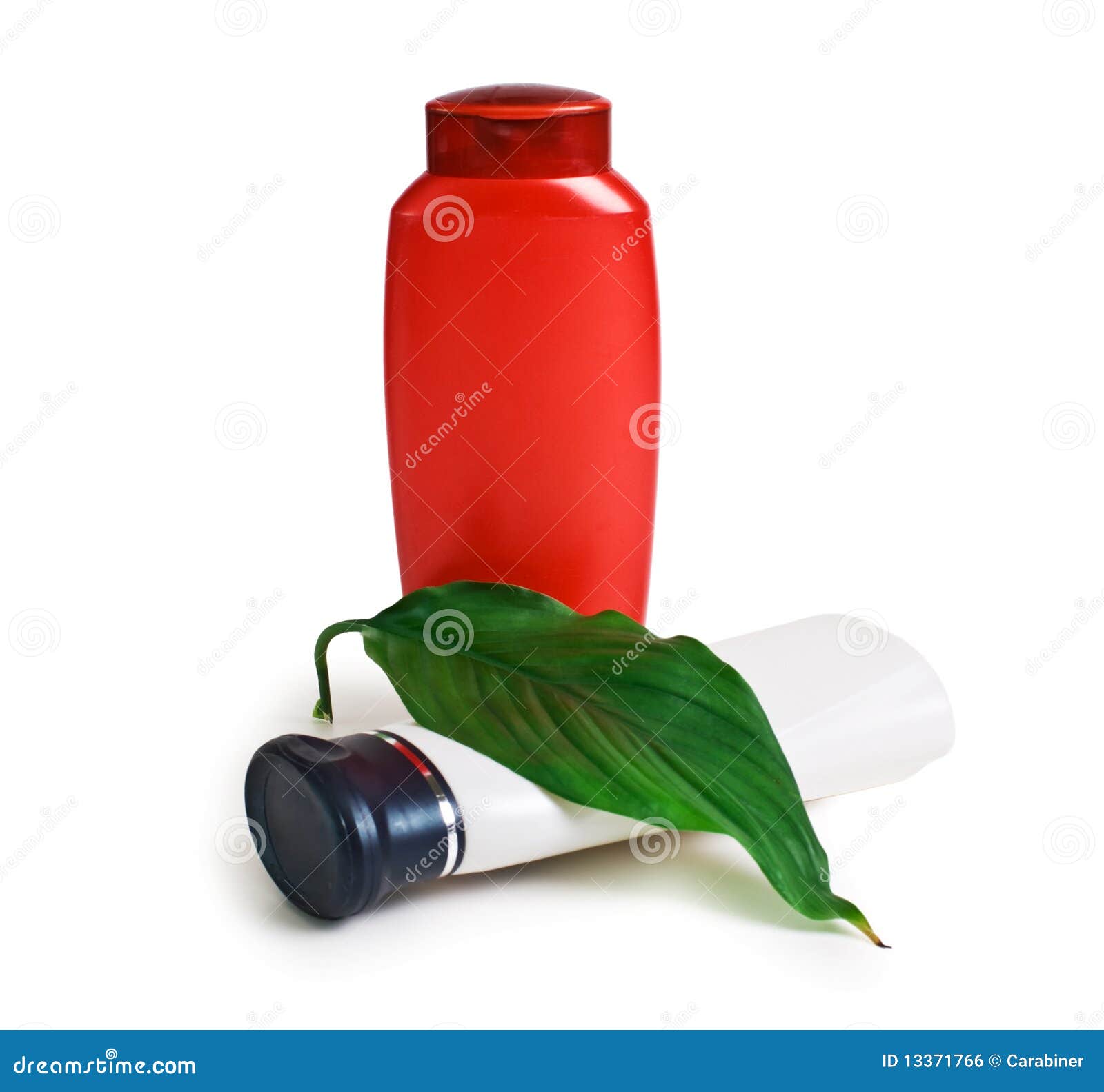 Bottle of Shampoo and Green Leaves Stock Photo Image of moisturizer