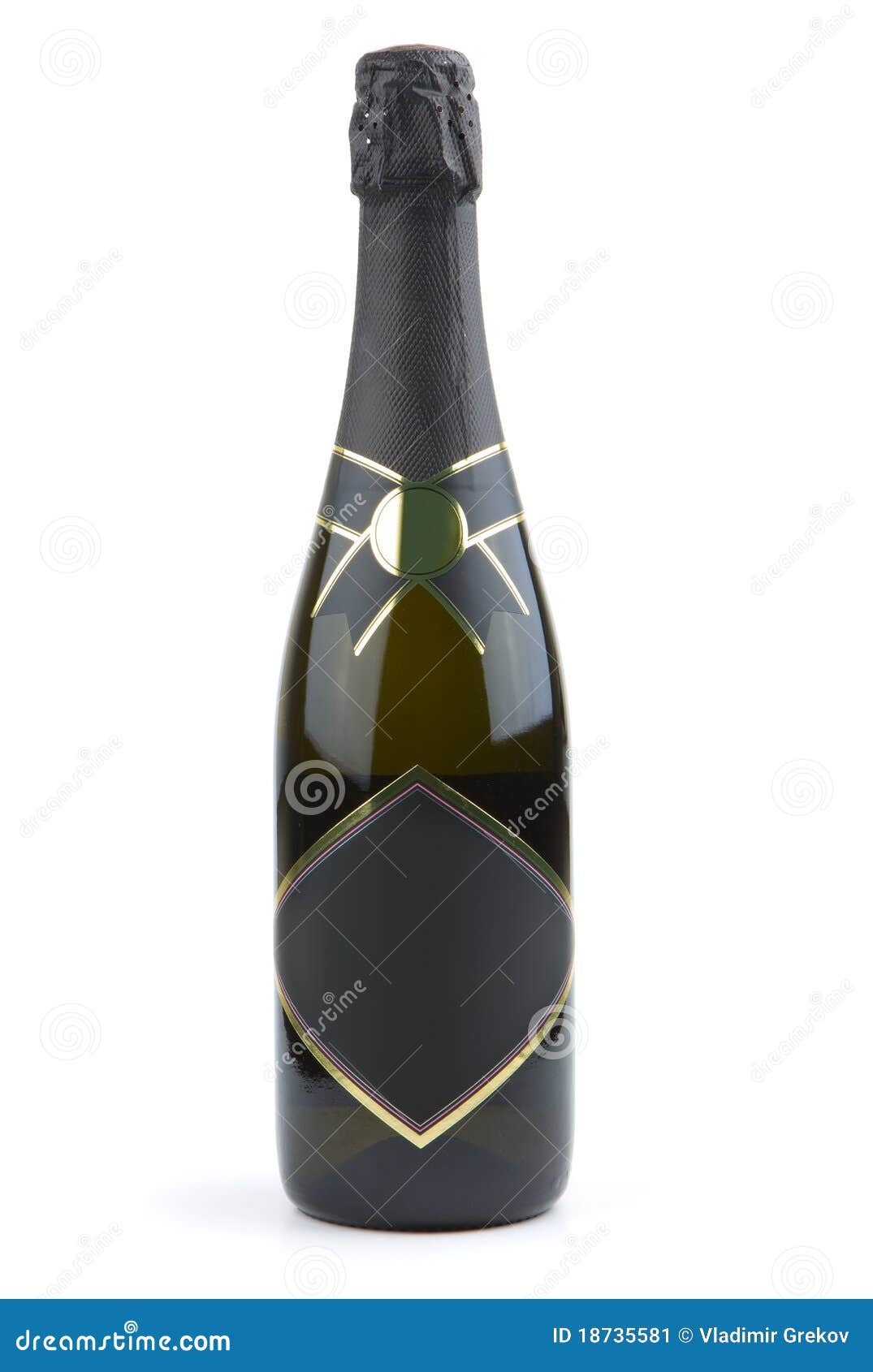 Bottle of sparkling wine stock image. Image of alcohol 18735581