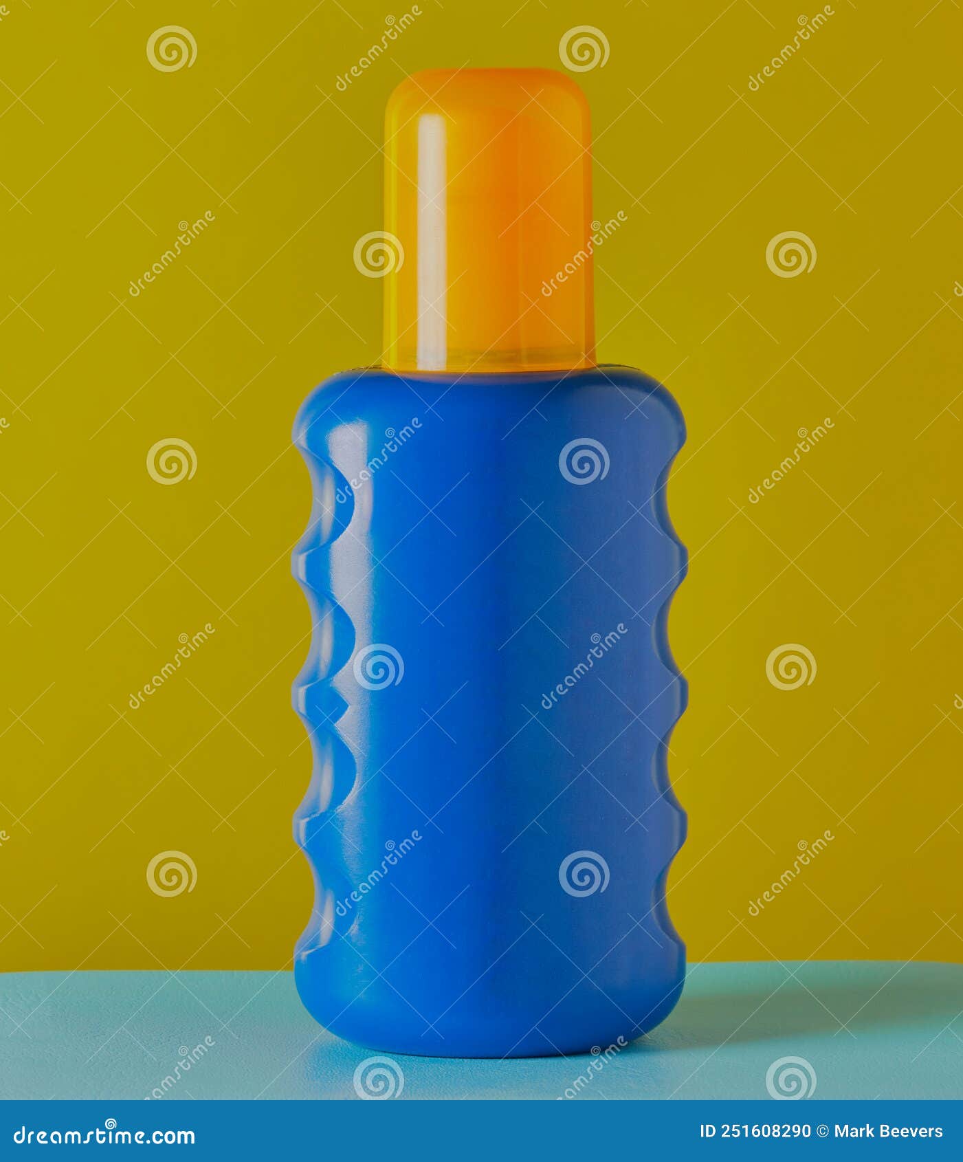 Bottle of tanning lotion. stock photo. Image of surface 251608290