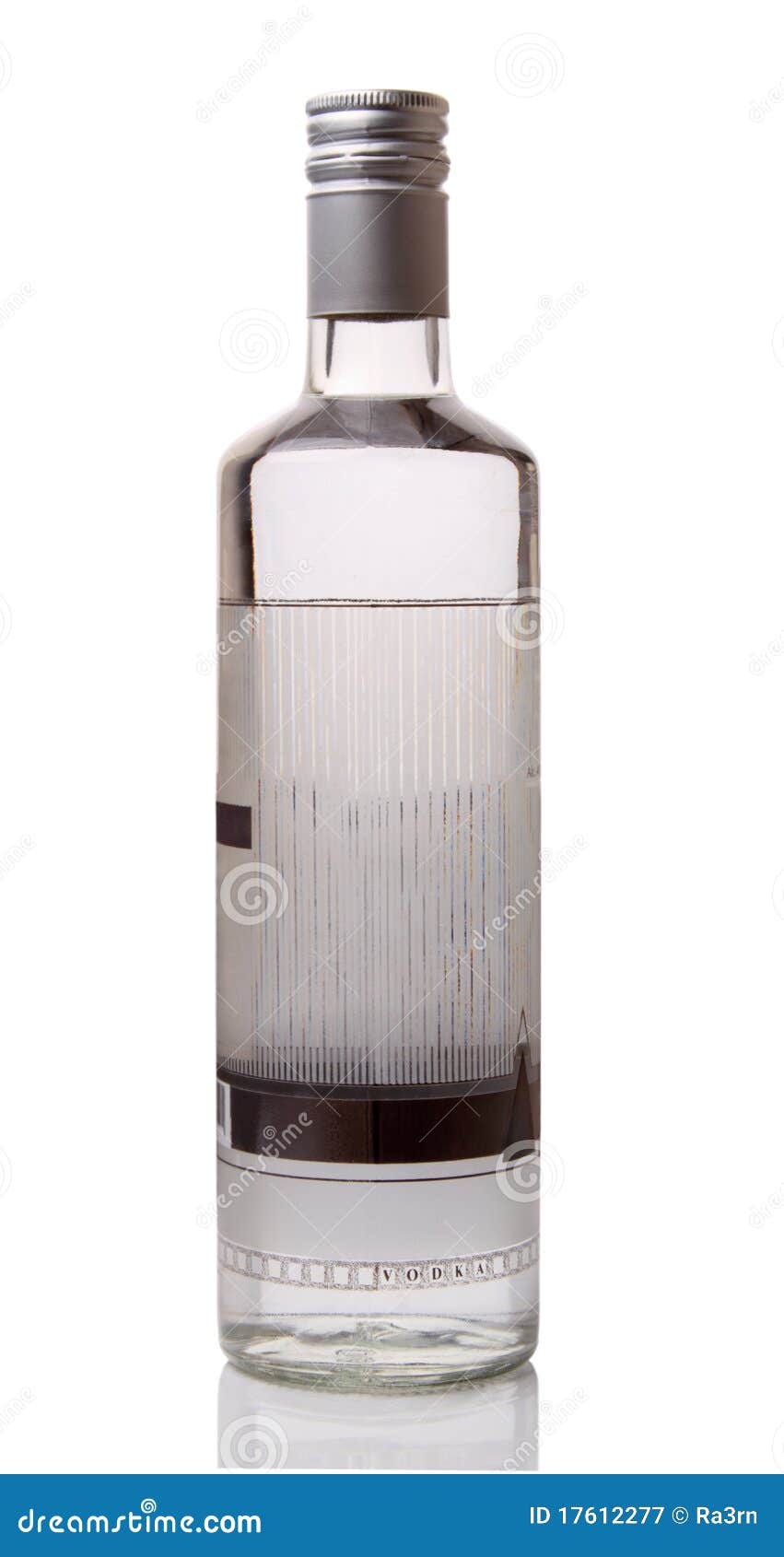 Bottle of vodka stock image. Image of background, bottle 17612277
