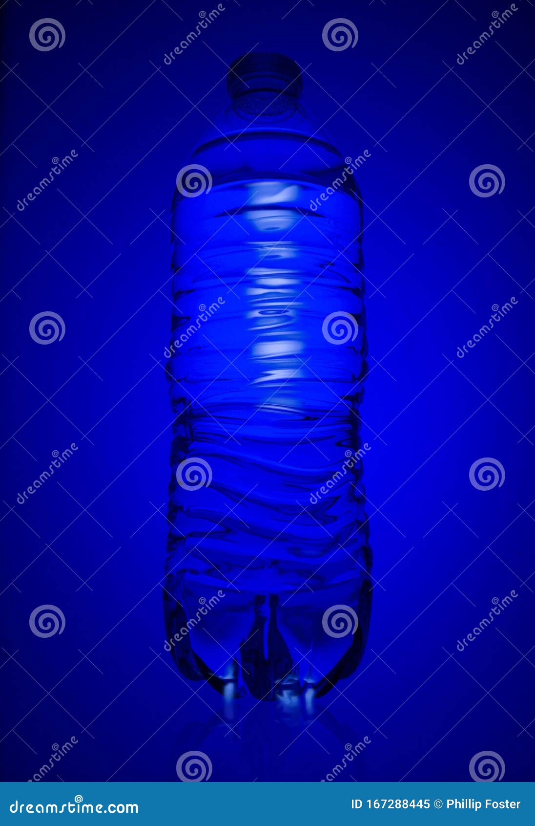 Bottle of Water in Blue stock image. Image of ecology 167288445
