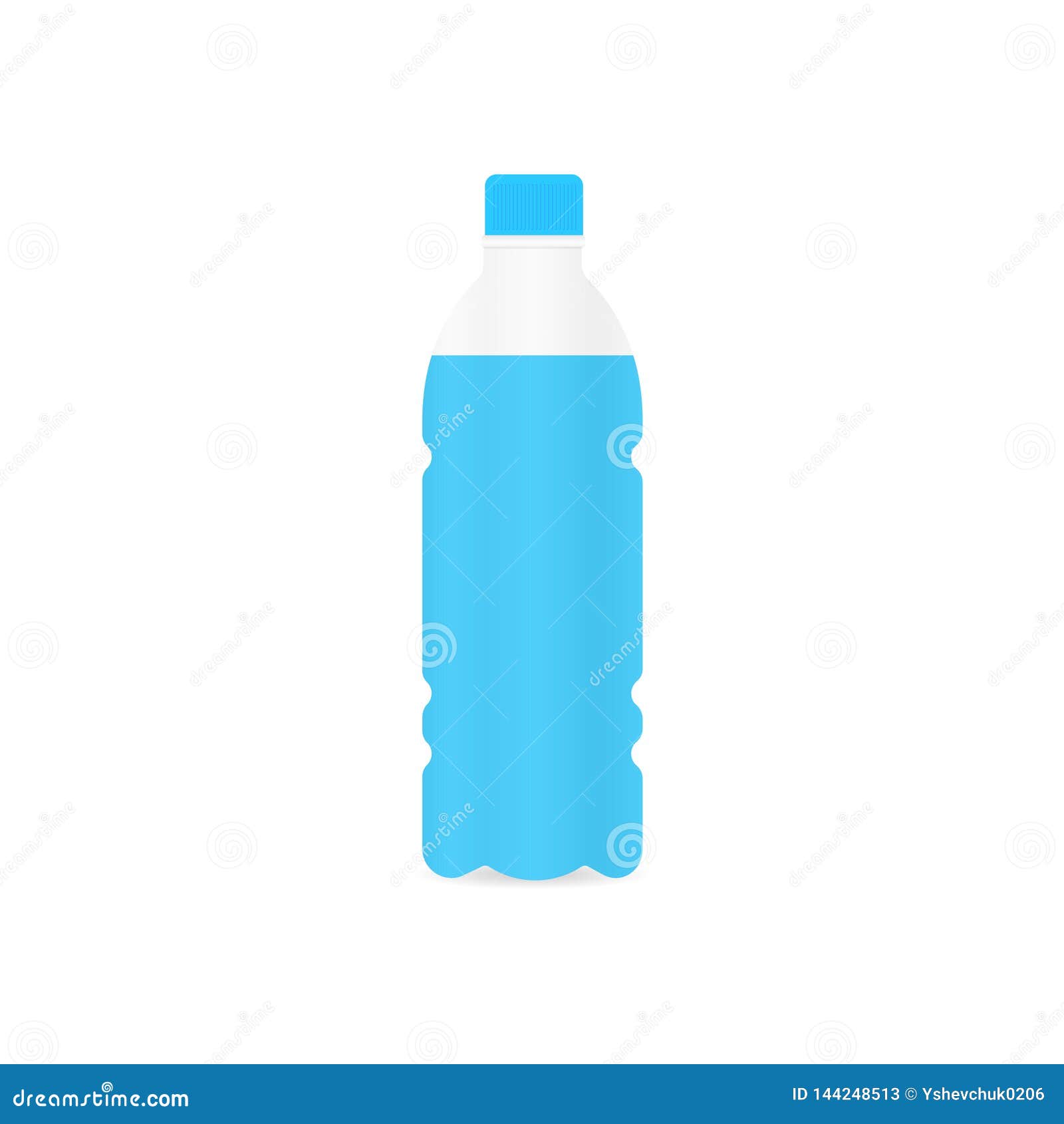 Plastic Water Mug vector illustration Stock Vector