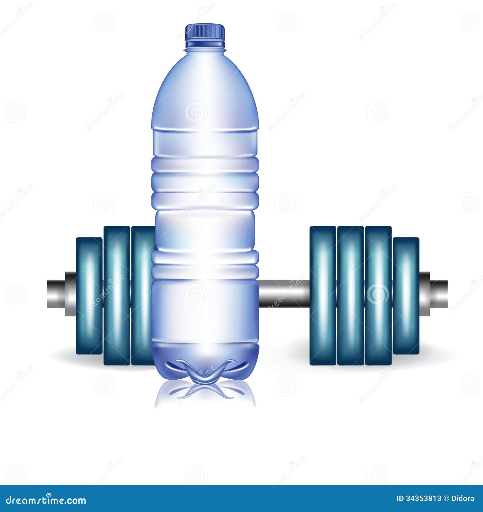 Hydro Revolution Swim Equipment Aquatic Barbell Blue (ASBBB - Main Image