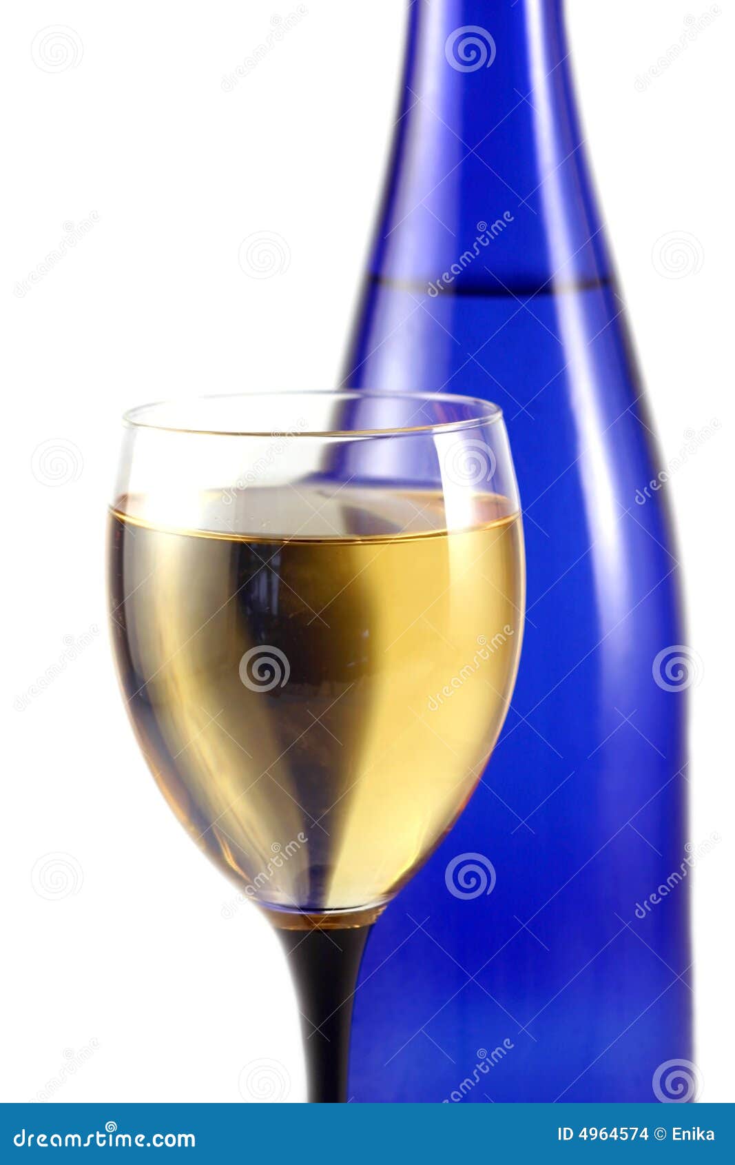 Bottle of wine and glass stock photo. Image of objects 4964574