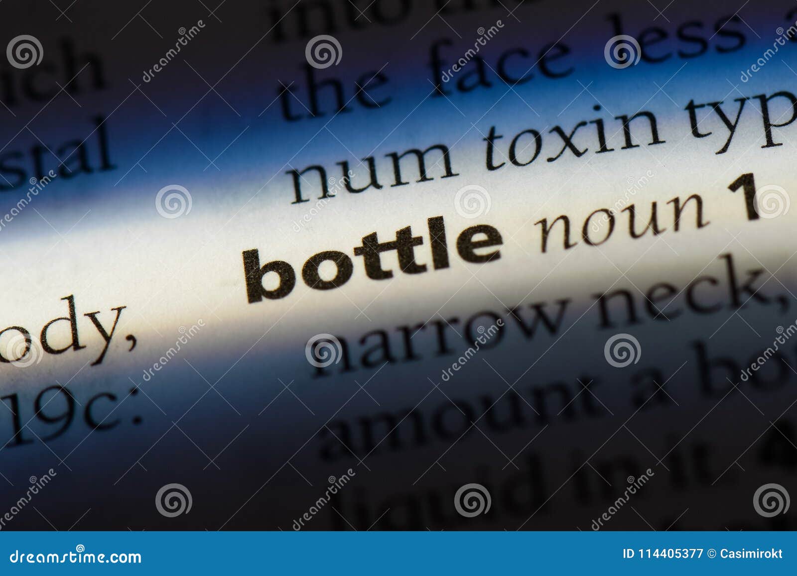 Bottle stock image. Image of isolated, printed, concept 114405377