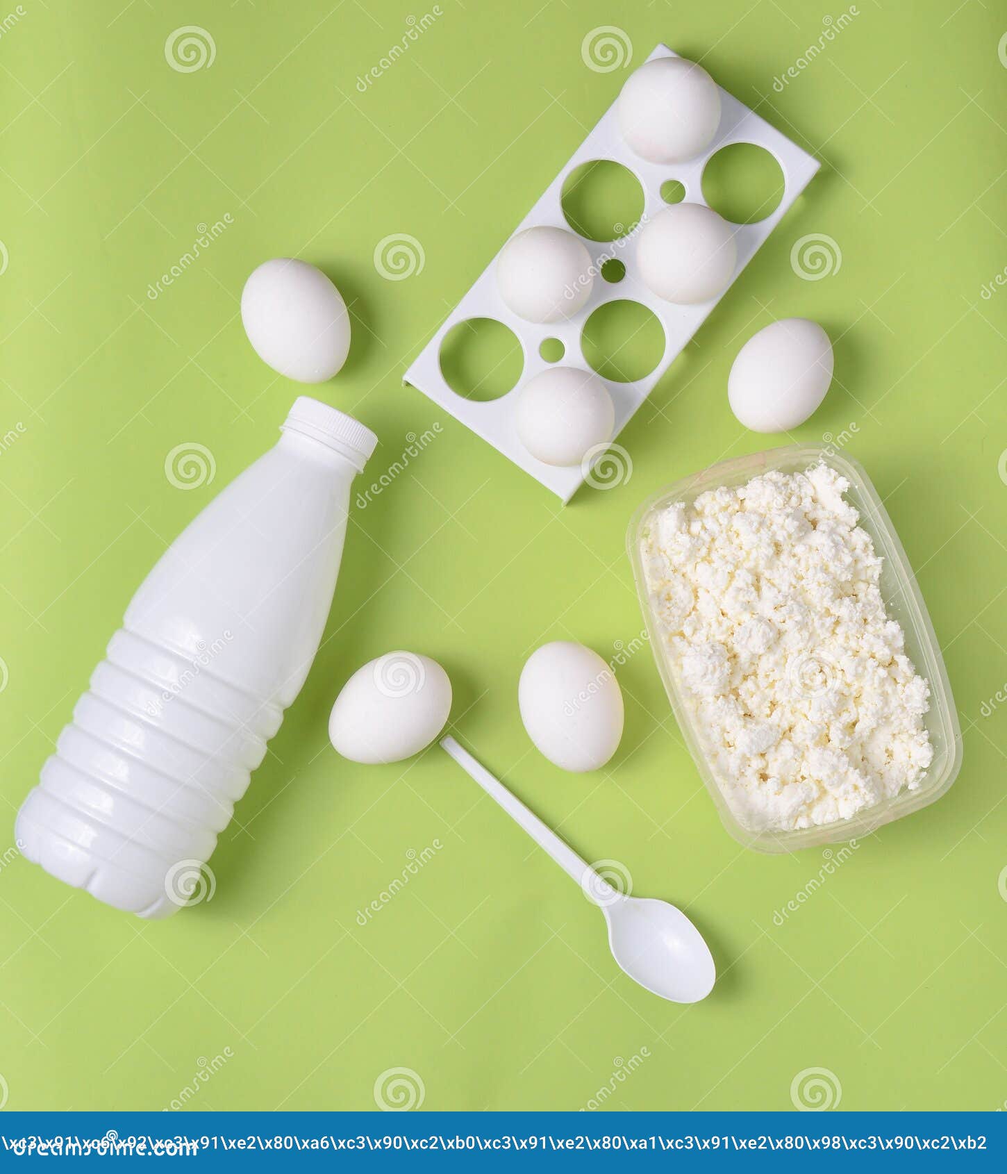 Download A Bottle Of Yogurt White Eggs In A Plastic Tray Cottage Cheese Layout On A Green Pastel Background Top View Stock Image Image Of Yogurt Calcium 127432857 Yellowimages Mockups