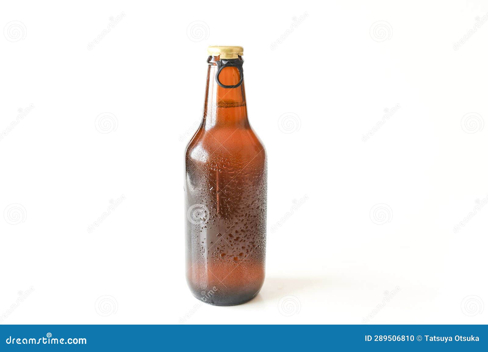 Bottled Beer Isolated on a White Background Stock Photo Image of