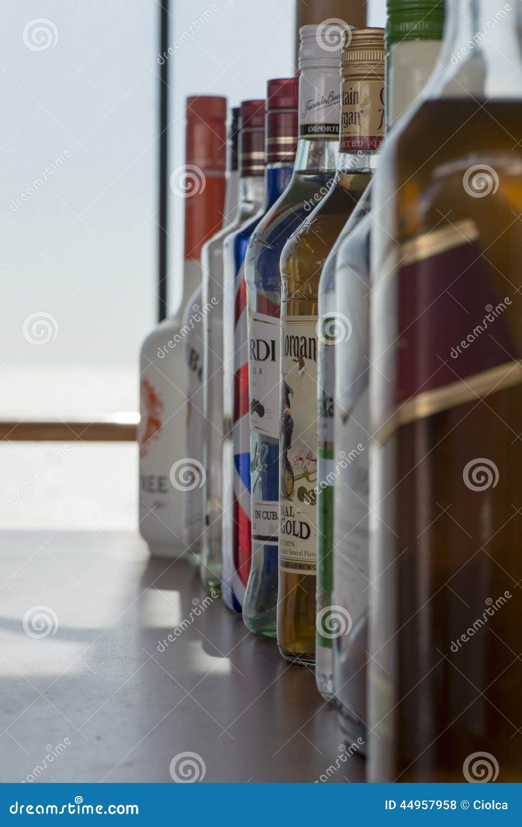 Bottles at a bar editorial stock photo. Image of celebrate 44957958