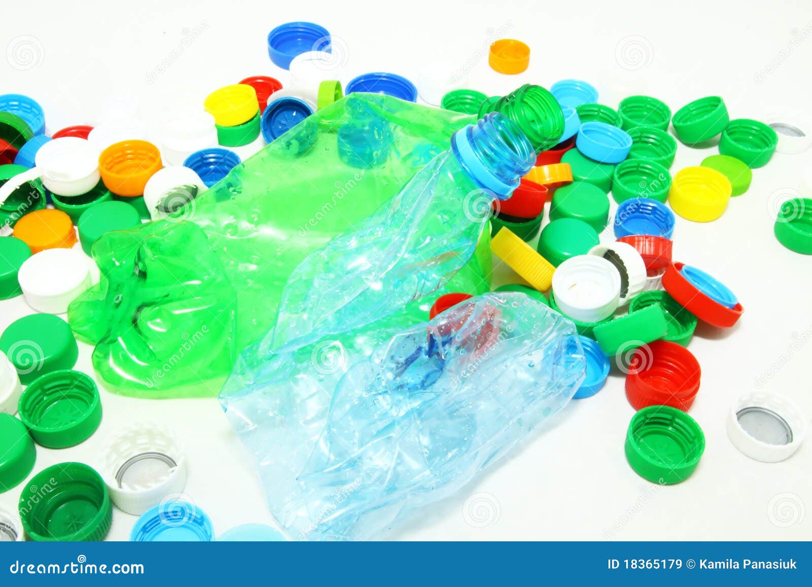 Bottles with caps stock image. Image of environment, colors 18365179