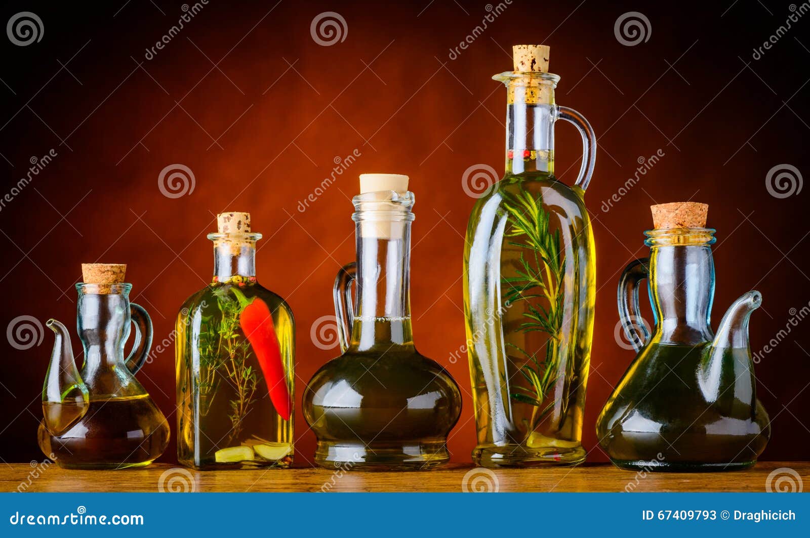 Bottles of Cooking Oil stock image. Image of olive, bottle 67409793