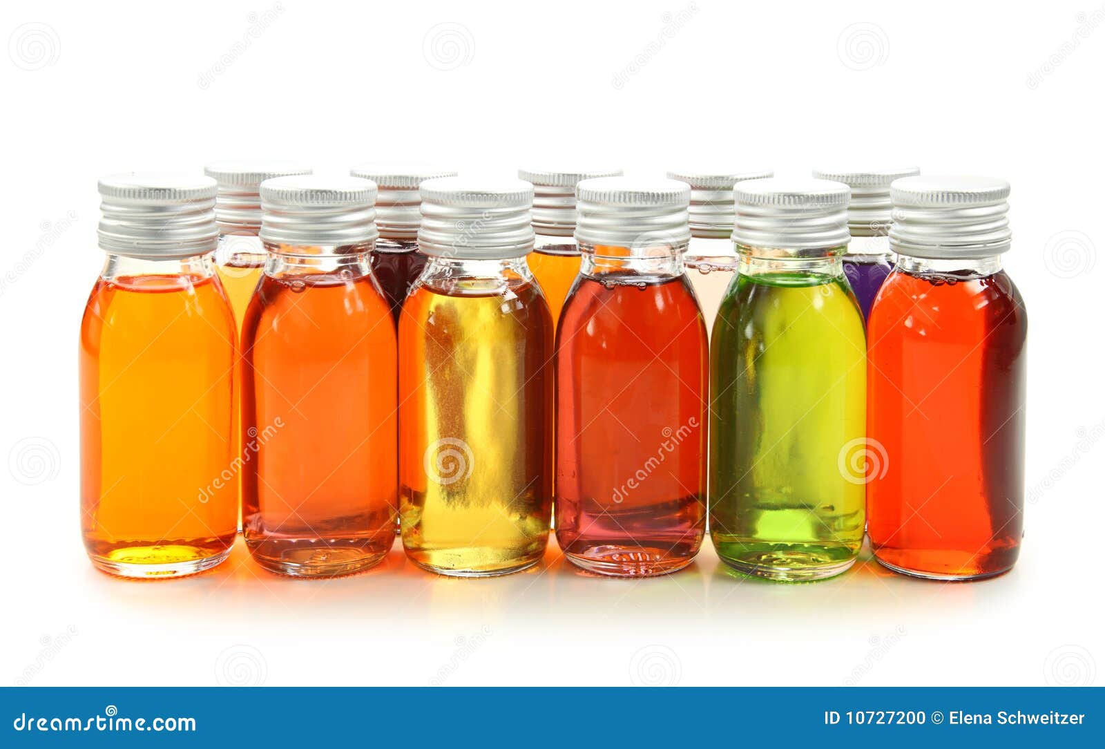 bottles with essential oils