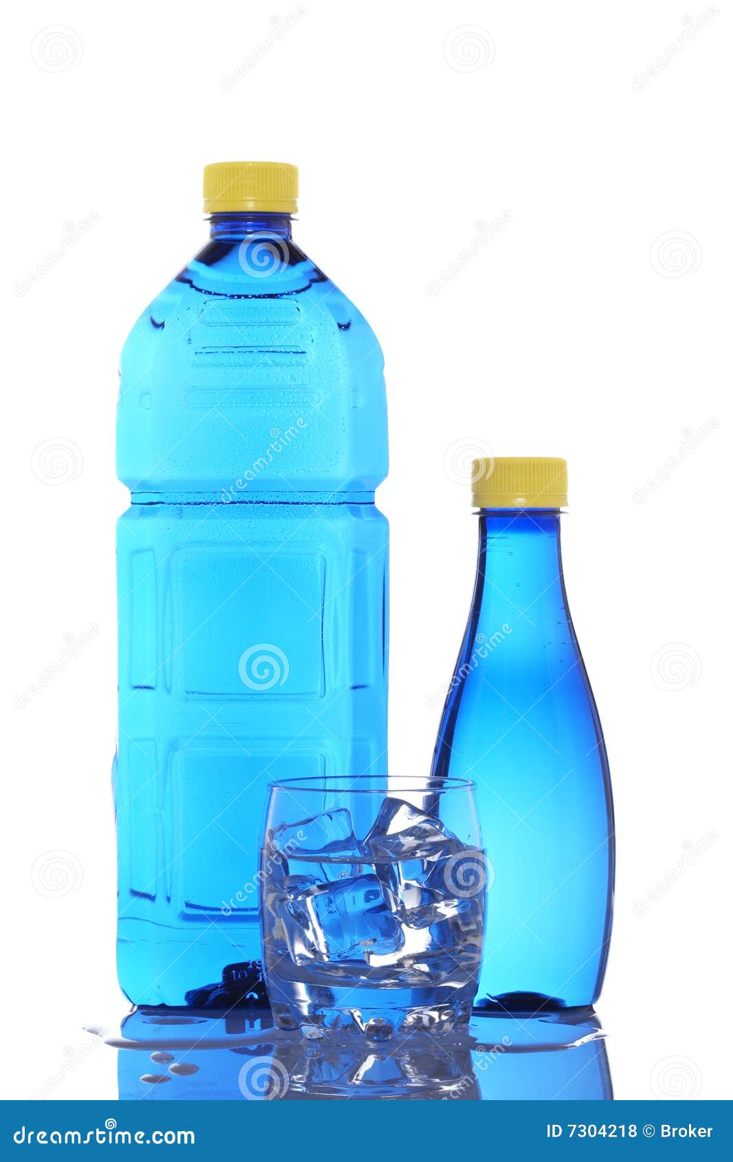 Bottles And Glass Of Mineral Water Stock Photo Image of life, gulp