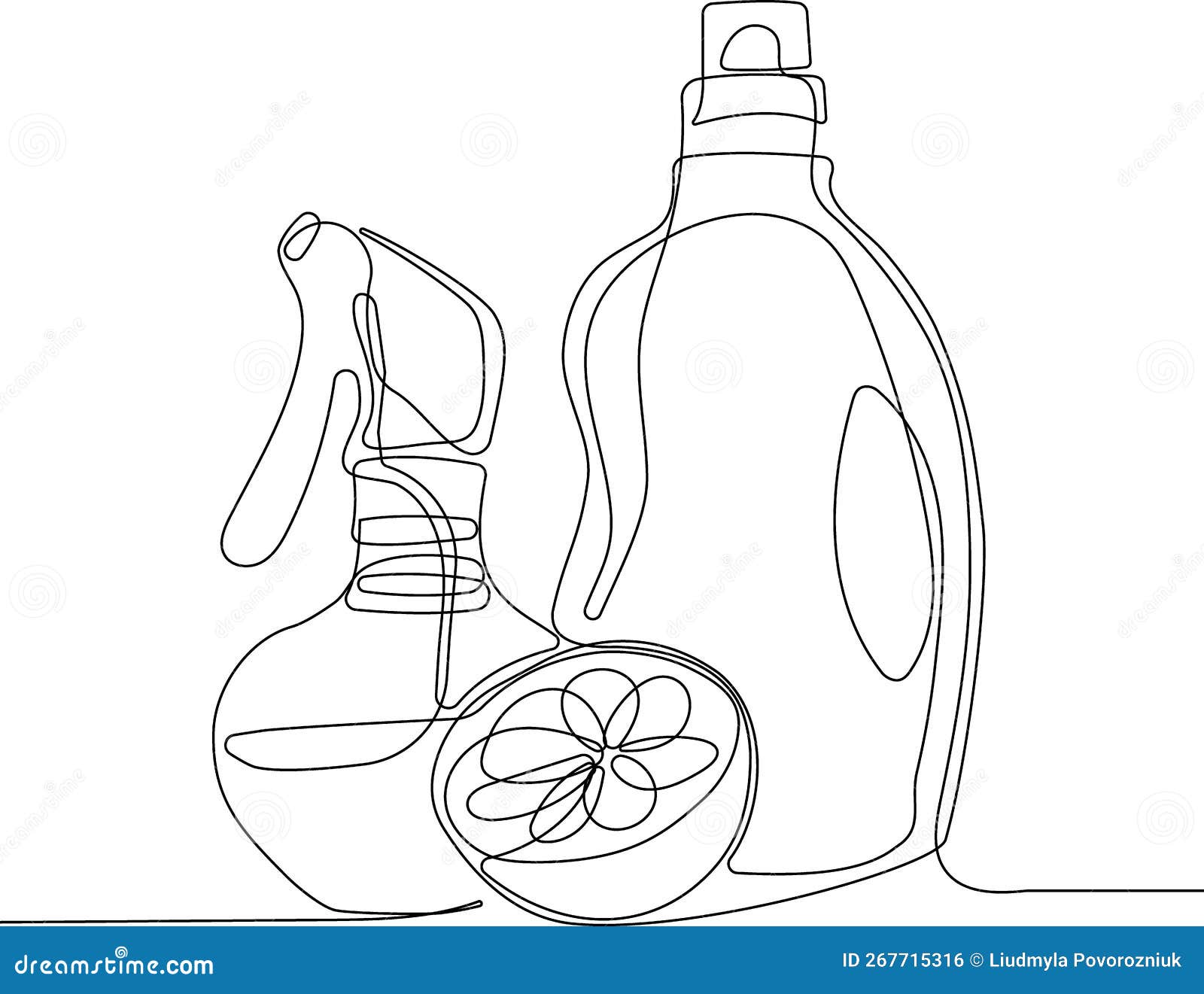 Bottles for Liquid Laundry Detergent, Bleach, Fabric Softener