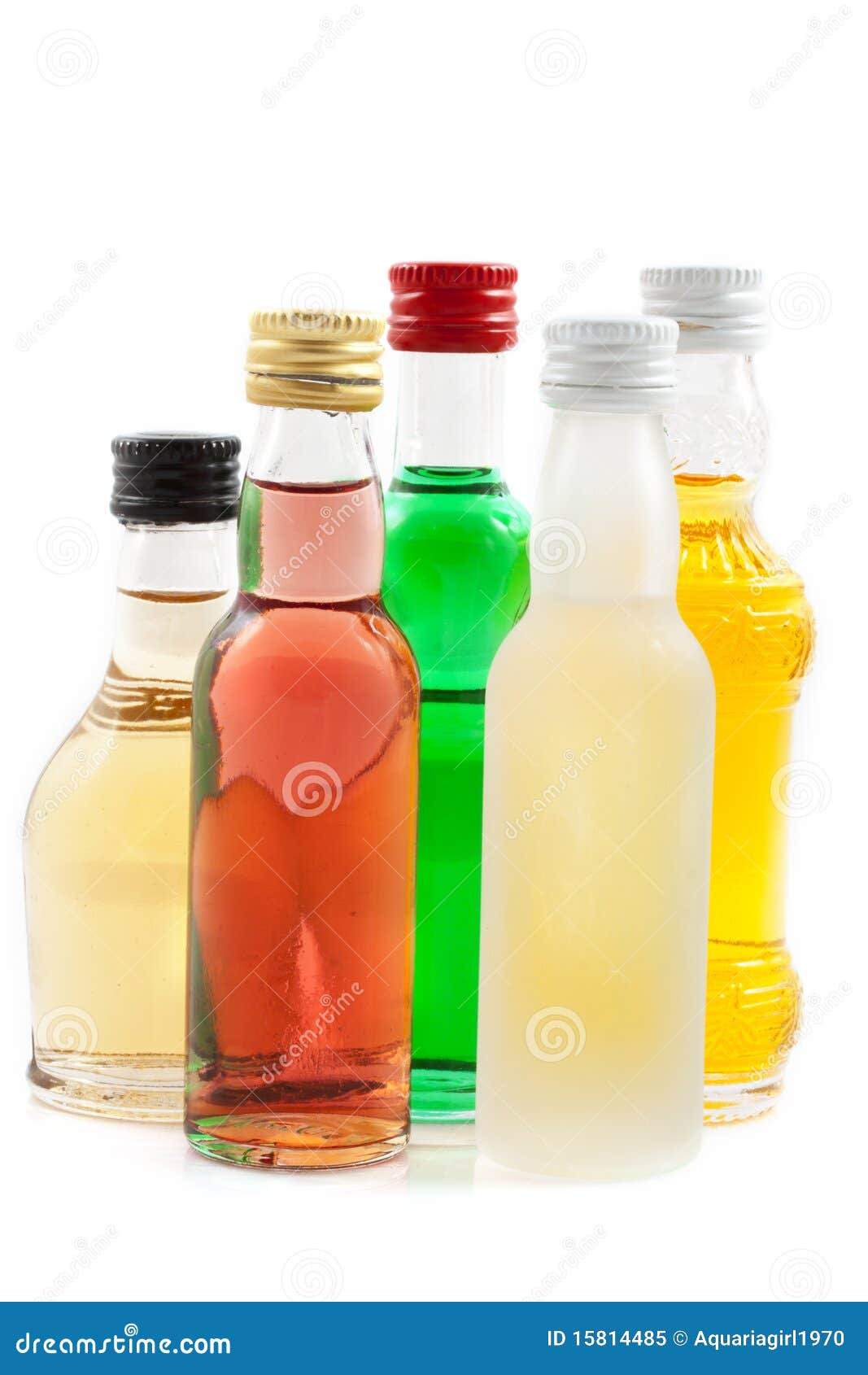 Bottles of liquor stock image. Image of clear, bottles 15814485