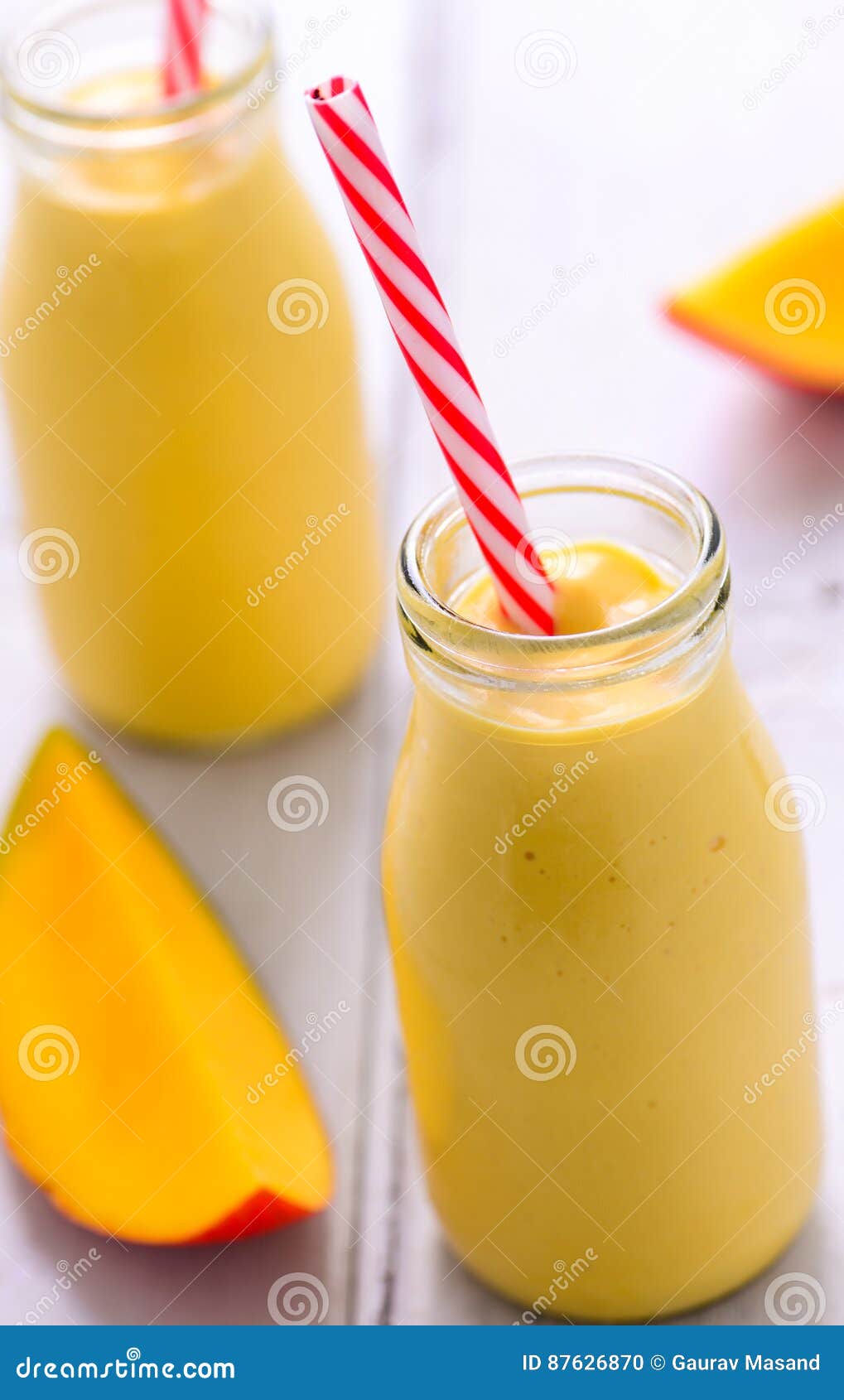 Bottles of Mango Lassi stock photo. Image of refreshing 87626870