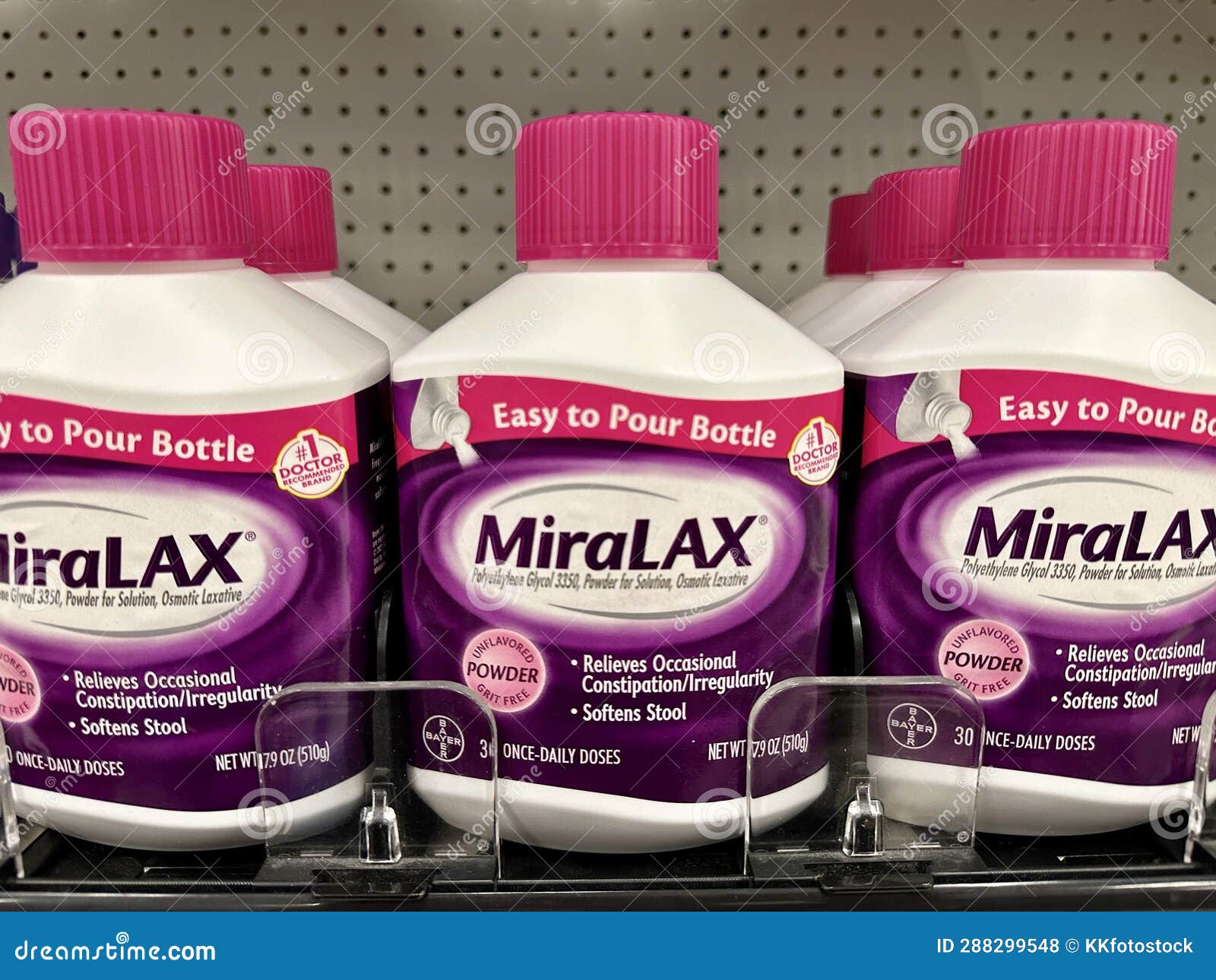 Bottles of MiraLax on a Store Shelf Editorial Stock Photo Image of