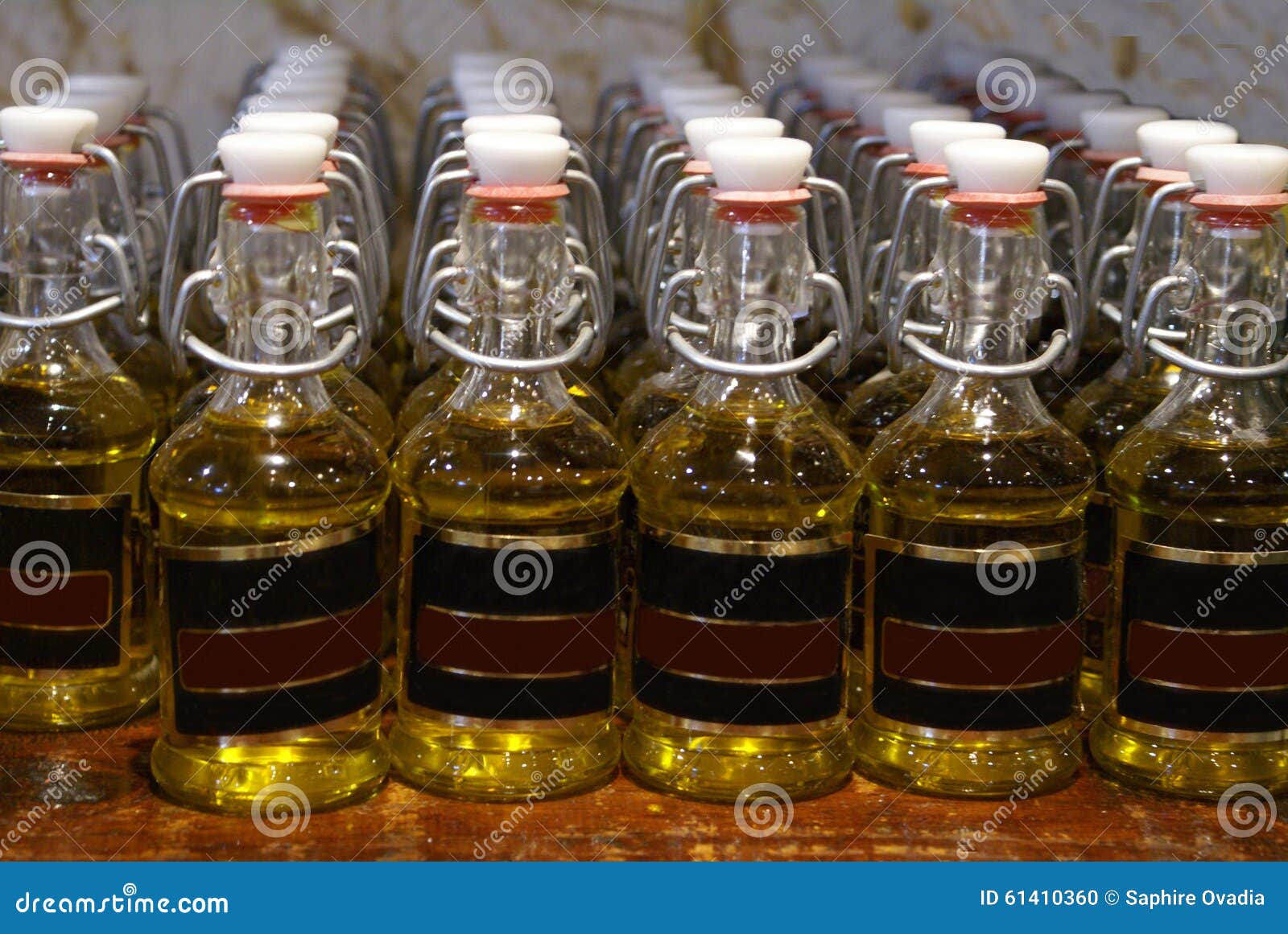 Bottles of olive oil stock photo. Image of olive, texture 61410360