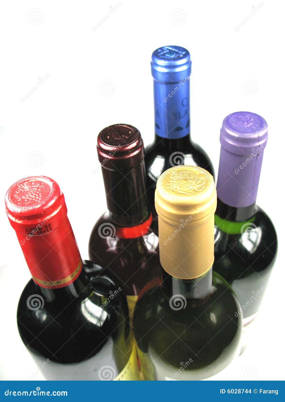 Bottles of wine stock photo. Image of glass, alcohol, beverage 6028744